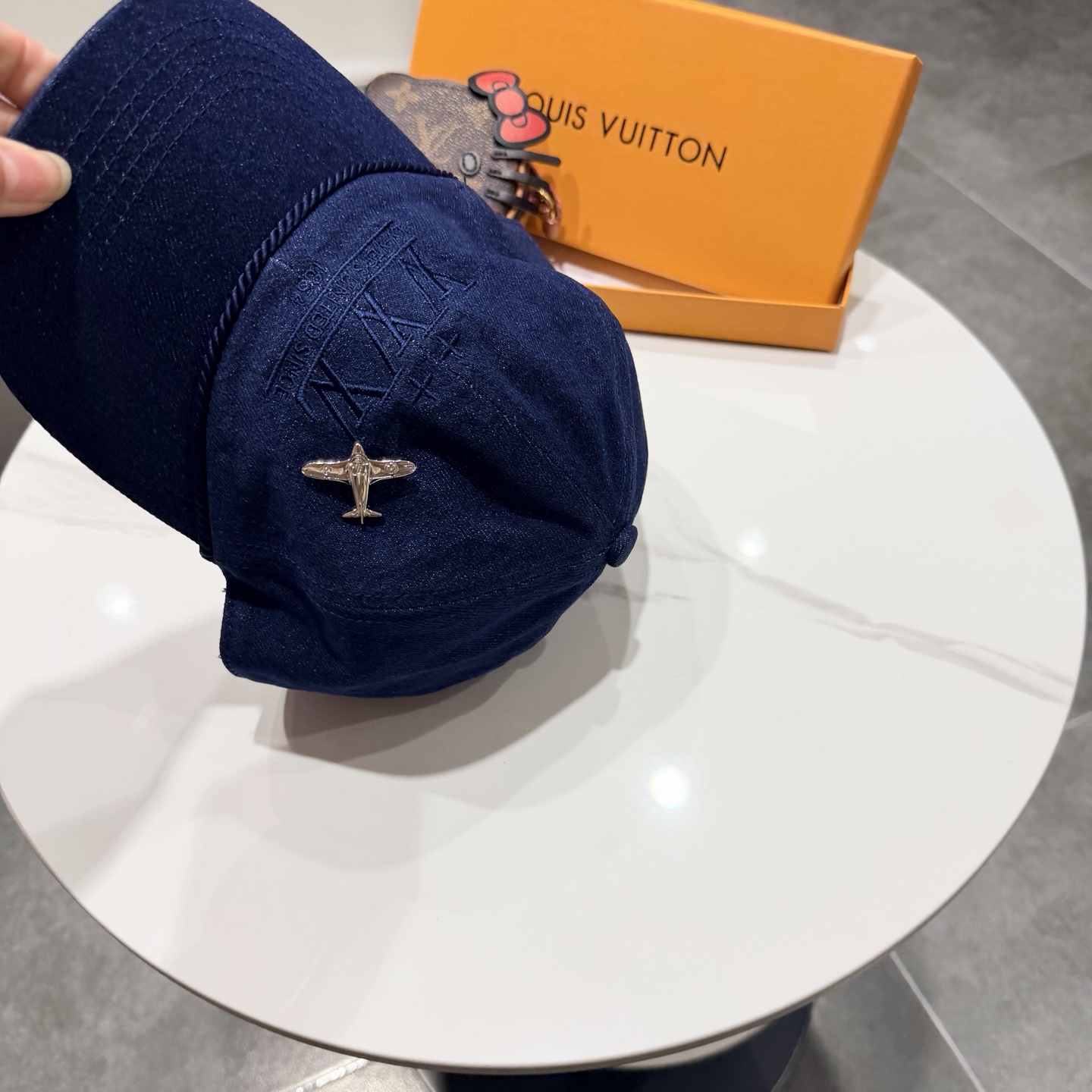 LouiVuittonLV👒专柜2025新款路易威登家牛仔棒球帽，简单大方 男女通用遮阳帽，