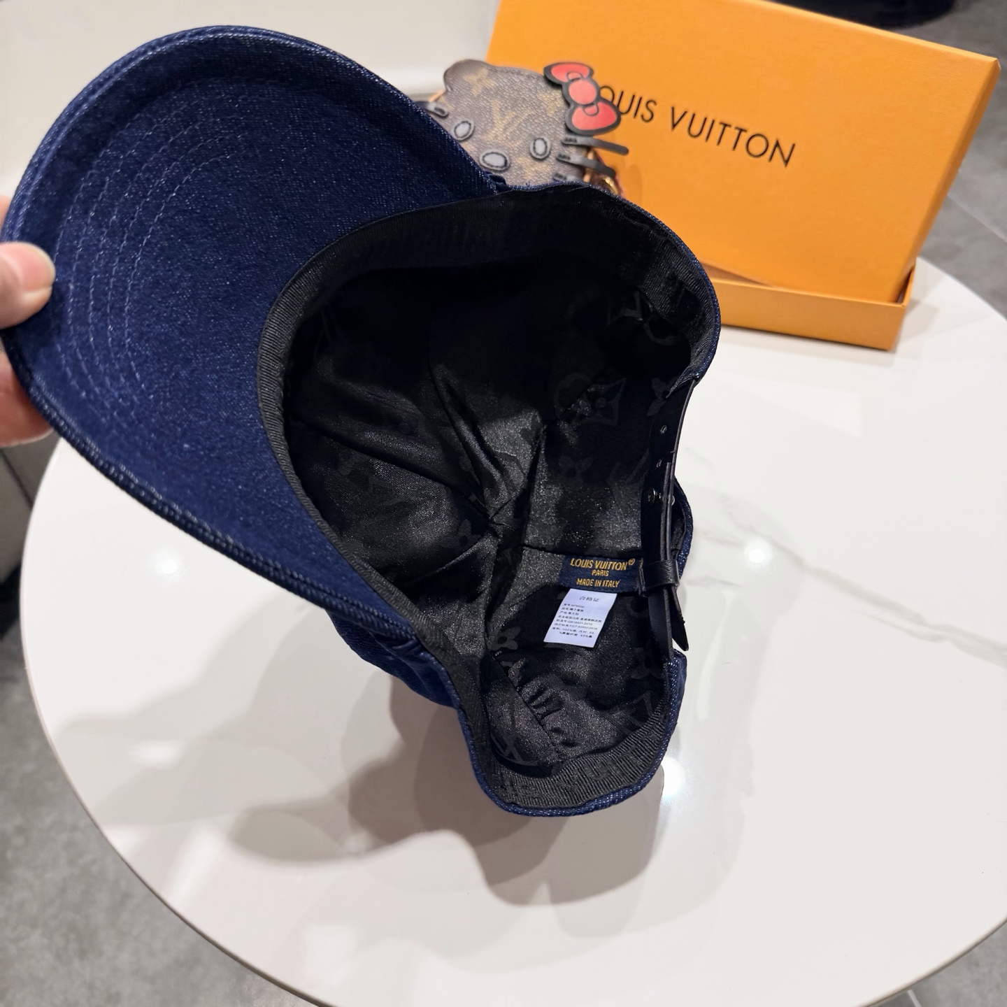 LouiVuittonLV👒专柜2025新款路易威登家牛仔棒球帽，简单大方 男女通用遮阳帽，