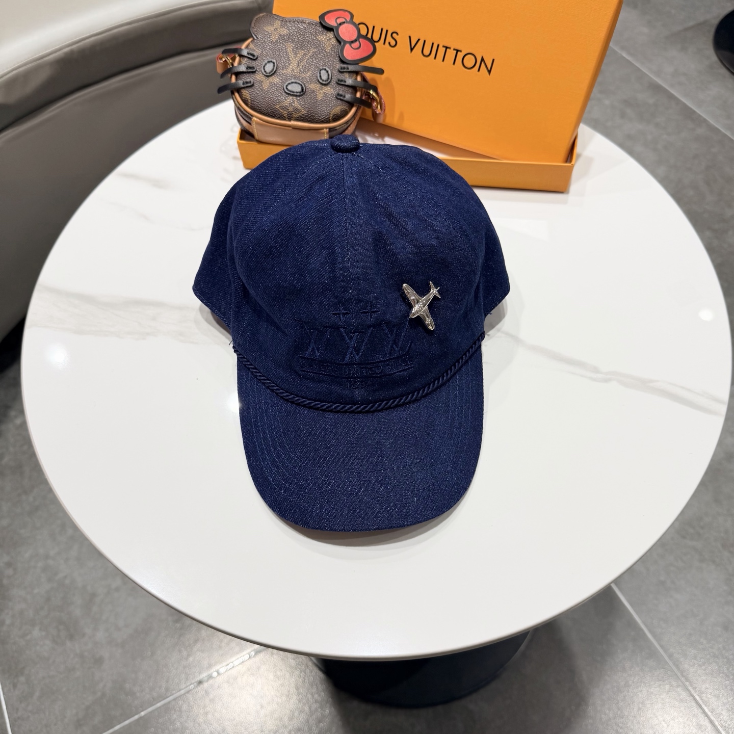 LouiVuittonLV👒专柜2025新款路易威登家牛仔棒球帽，简单大方 男女通用遮阳帽，