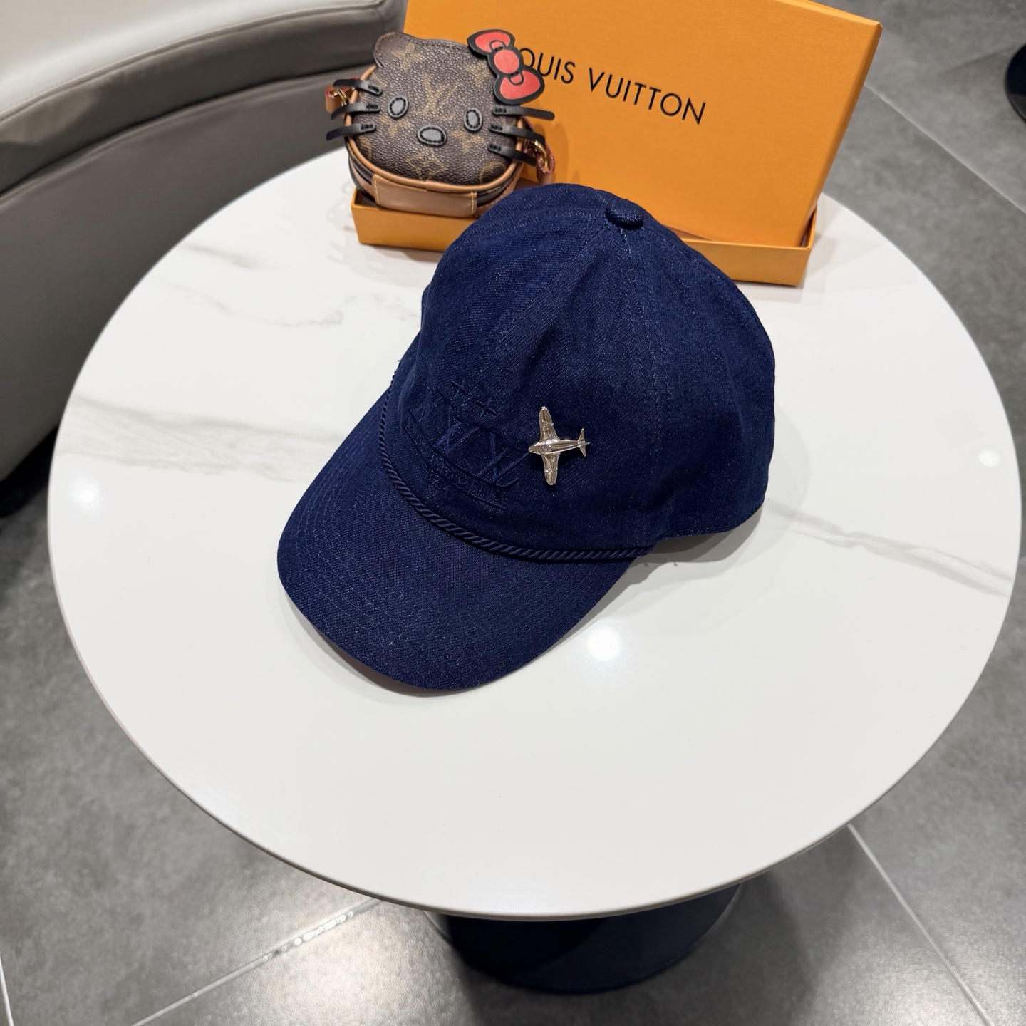LouiVuittonLV👒专柜2025新款路易威登家牛仔棒球帽，简单大方 男女通用遮阳帽，