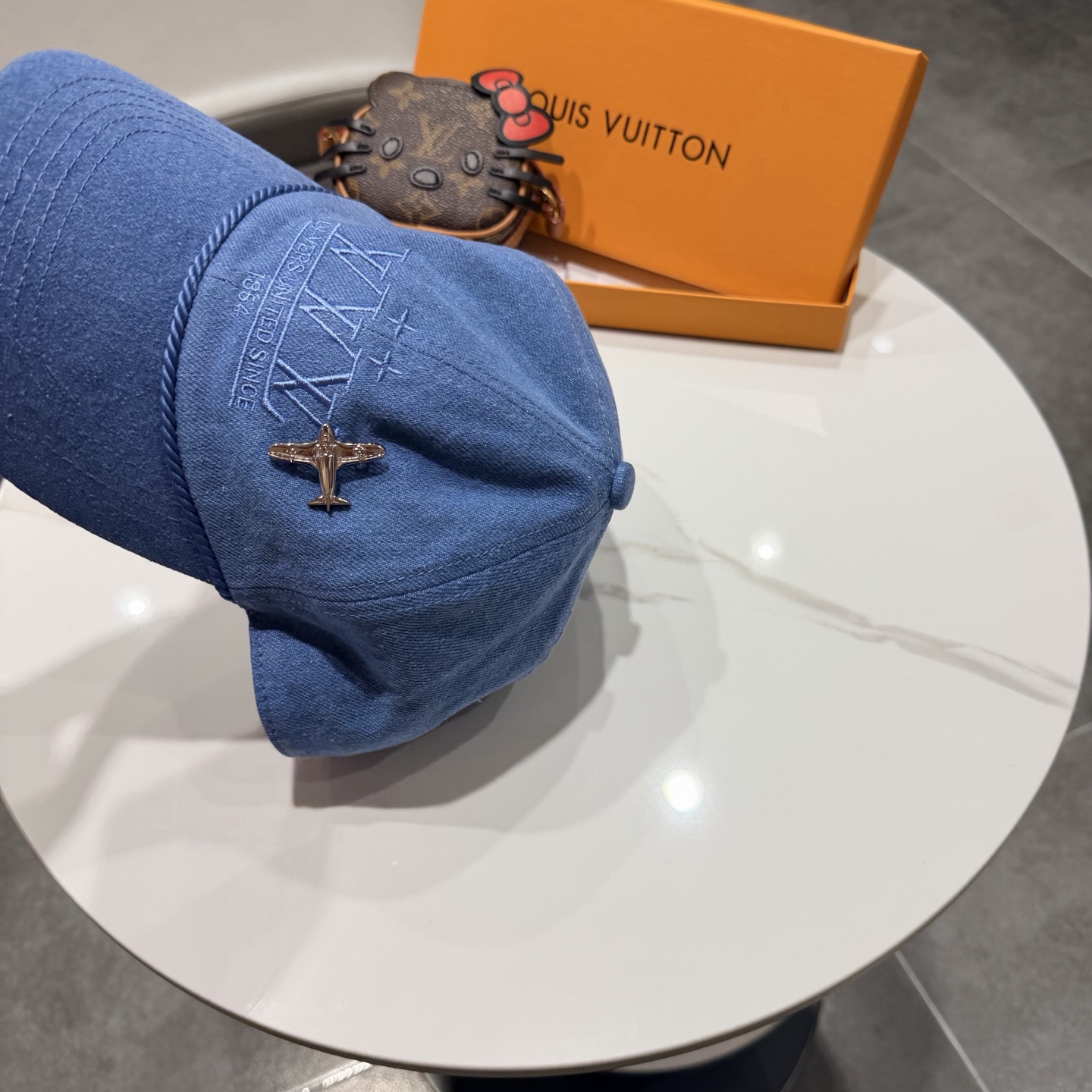 LouiVuittonLV👒专柜2025新款路易威登家牛仔棒球帽，简单大方 男女通用遮阳帽，