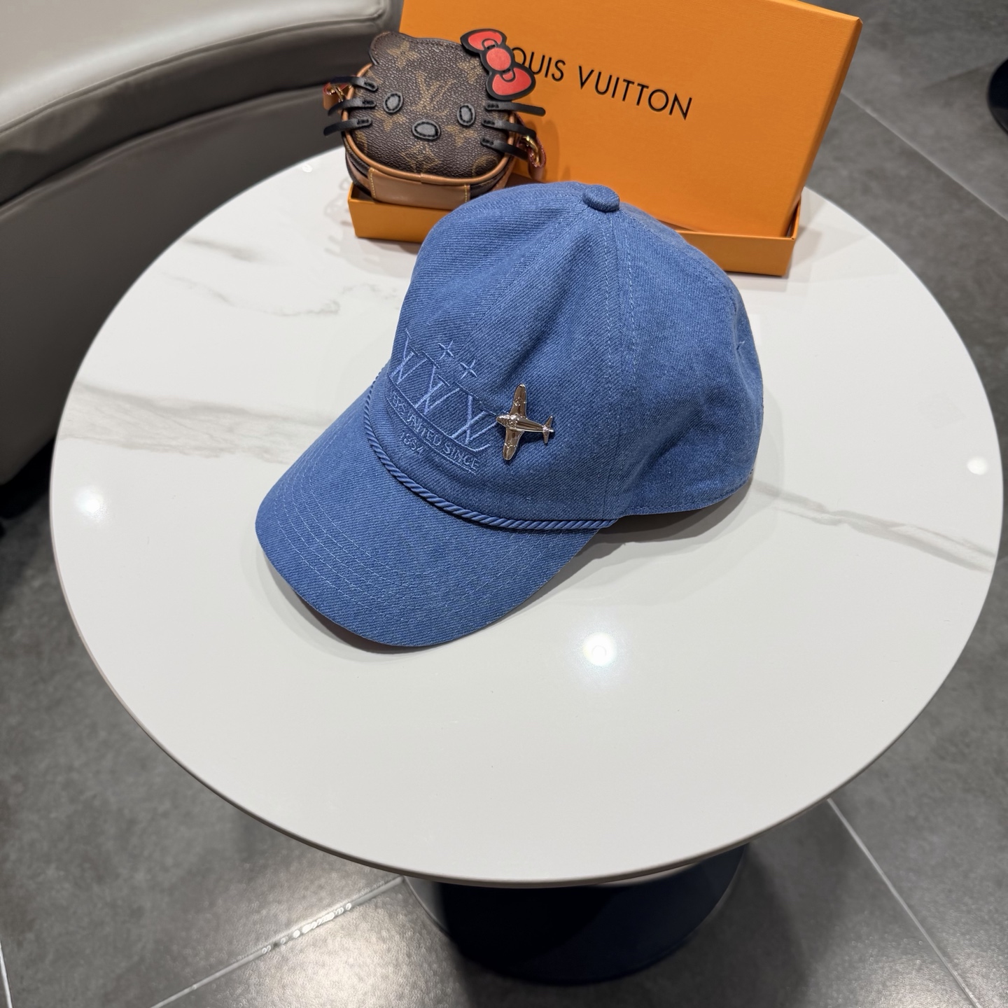 LouiVuittonLV👒专柜2025新款路易威登家牛仔棒球帽，简单大方 男女通用遮阳帽，