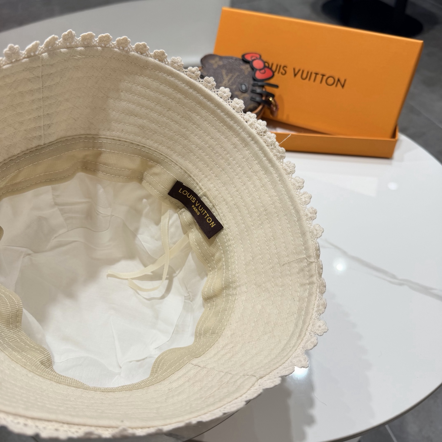 LV路易威登春夏款渔夫帽、头围57cm 男女通用