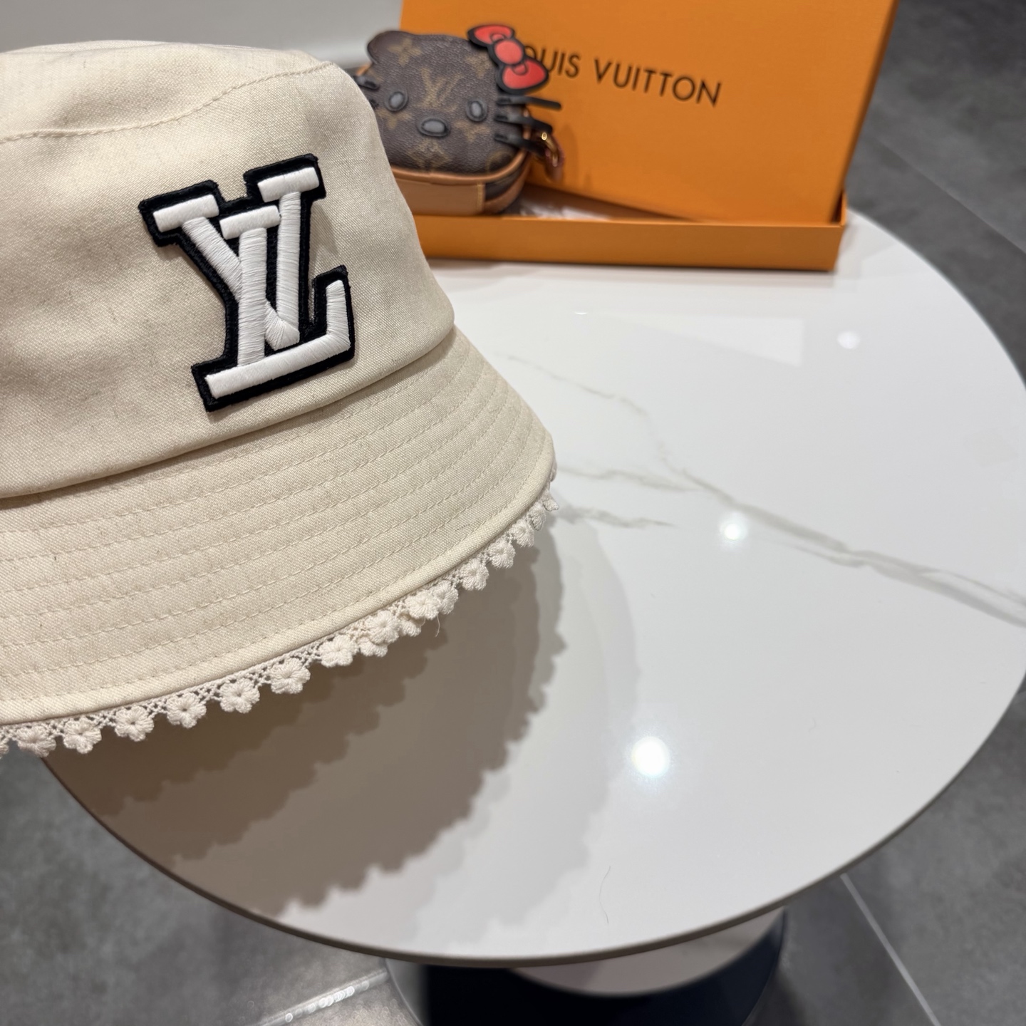 LV路易威登春夏款渔夫帽、头围57cm 男女通用