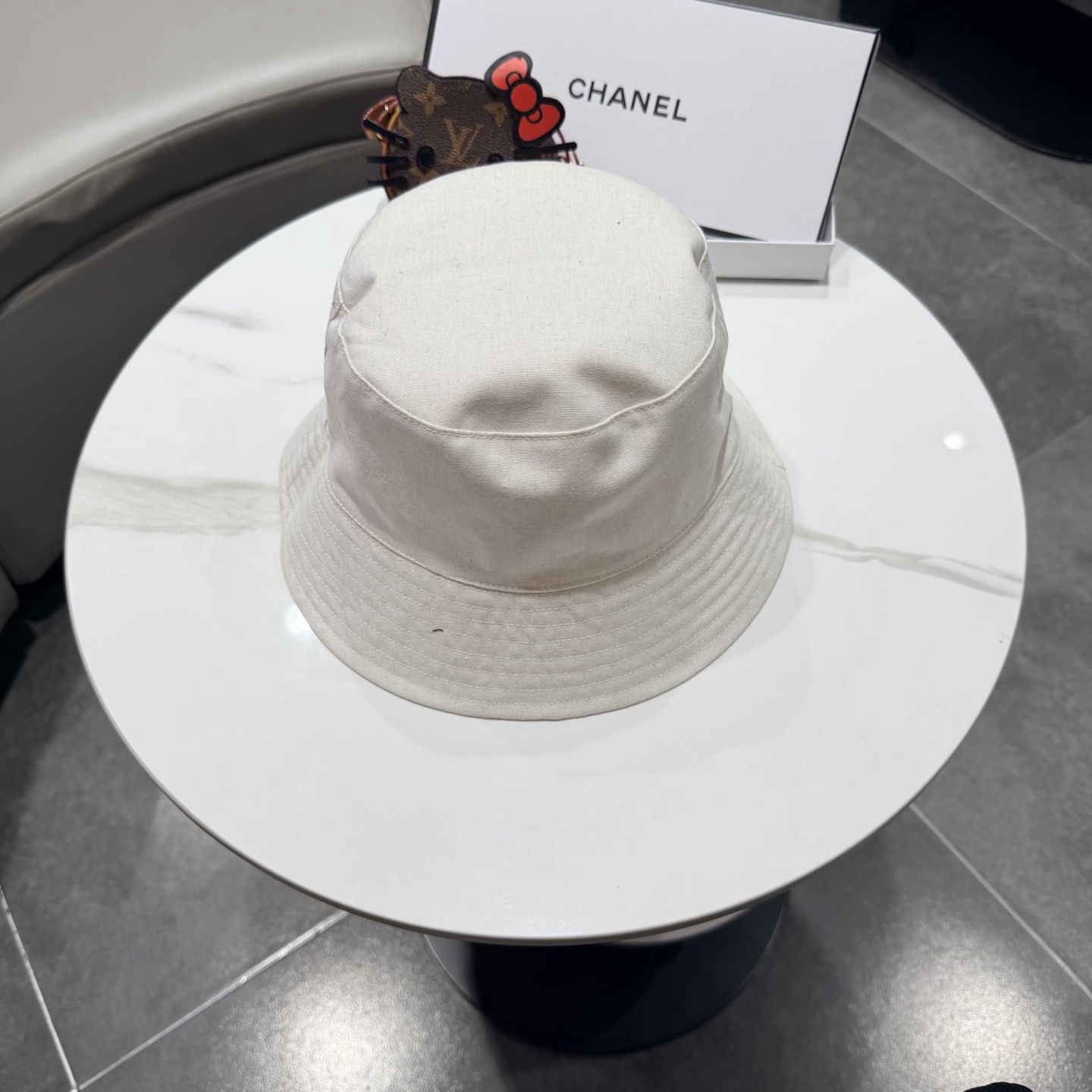 chanel香奈儿双面可戴高品质日系小众渔夫帽女夏季百搭显脸小遮脸盆帽户外帽子