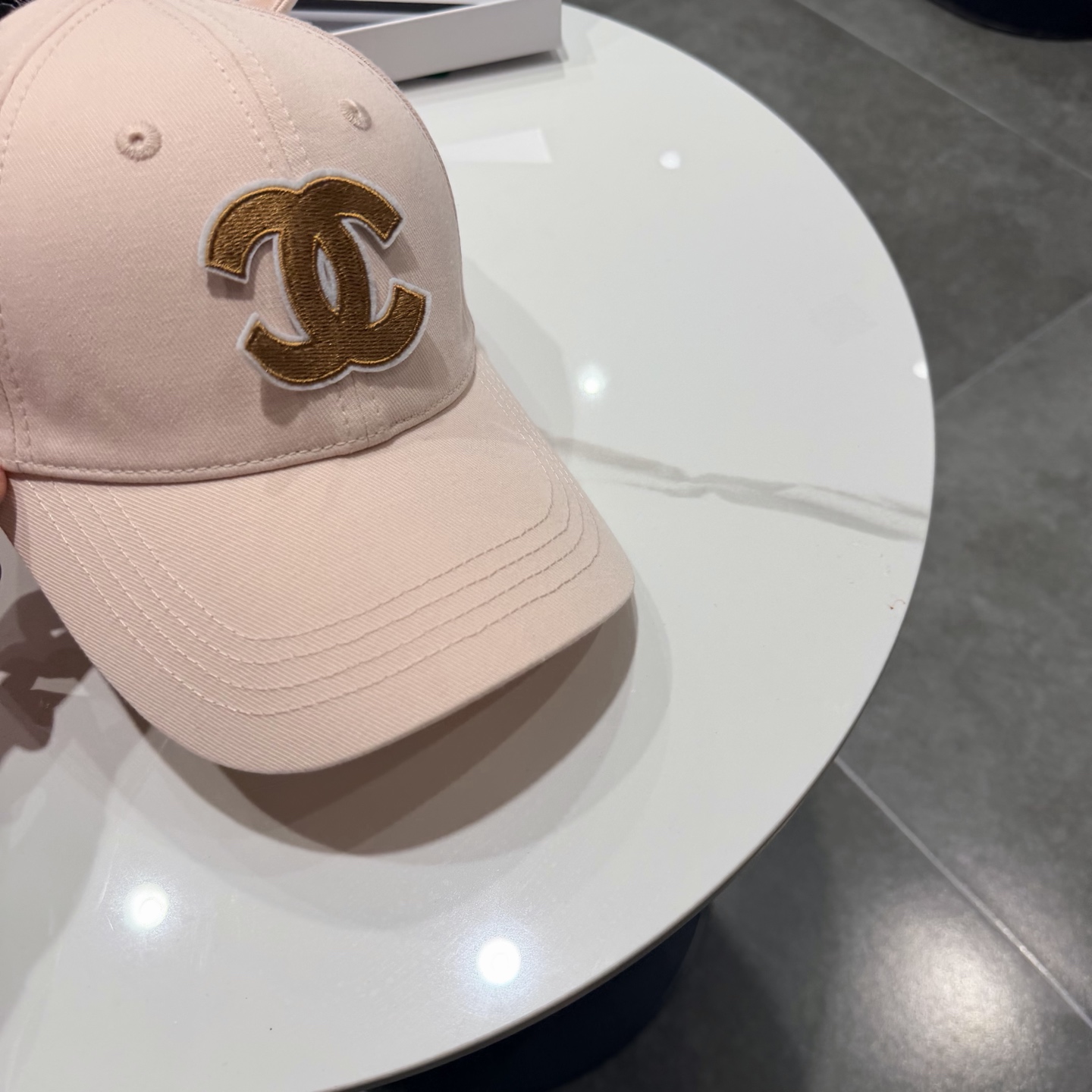 chanel香奈儿蝴蝶结棒球帽女夏季新款甜美可爱大头围遮阳显脸小大檐防晒鸭舌帽