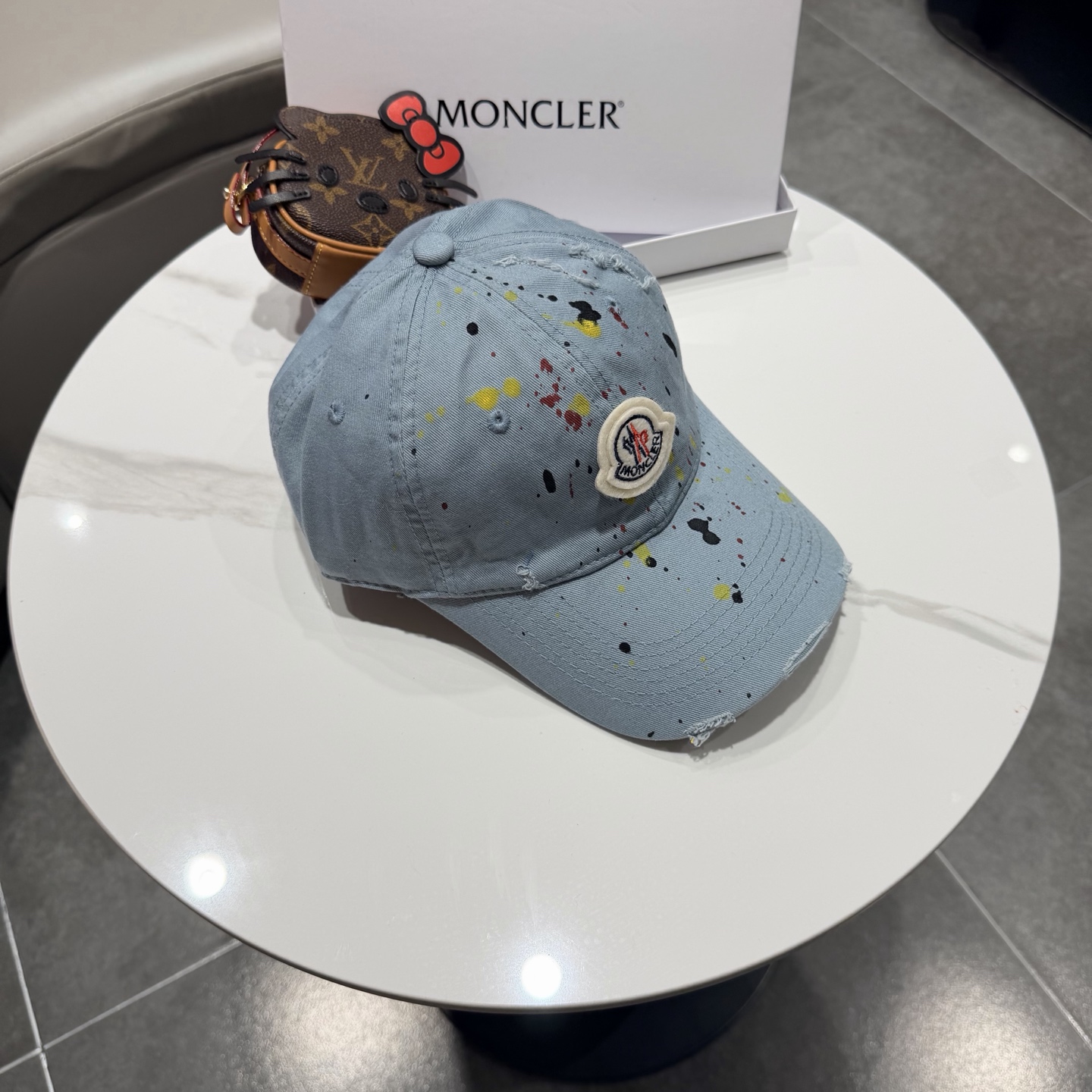 蒙口MONCLER新款棒球帽，时尚炸街单品，风格很OK，网红.时尚博主的最爱！高品质舒适透气，凹造型很好