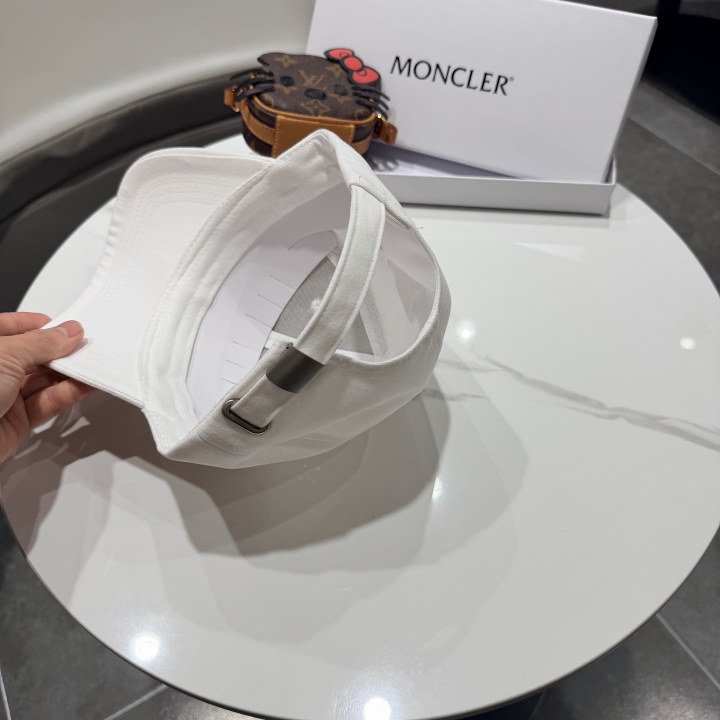 moncler潮牌春夏蒙口经典牛仔棒球帽，男女户外保百搭帽子