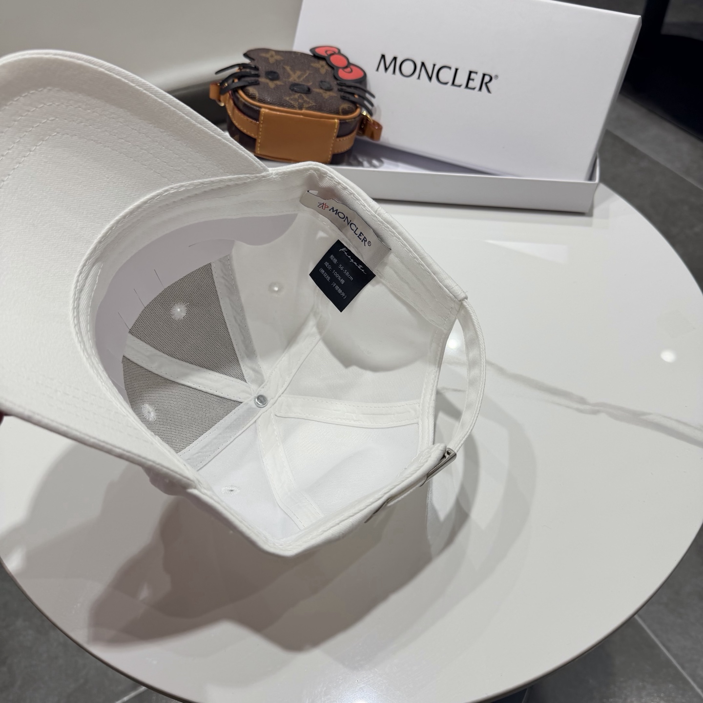 moncler潮牌春夏蒙口经典牛仔棒球帽，男女户外保百搭帽子