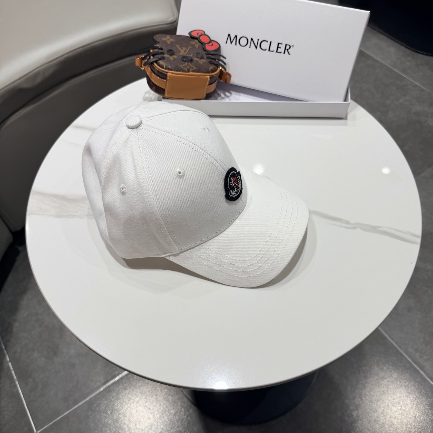 moncler潮牌春夏蒙口经典牛仔棒球帽，男女户外保百搭帽子