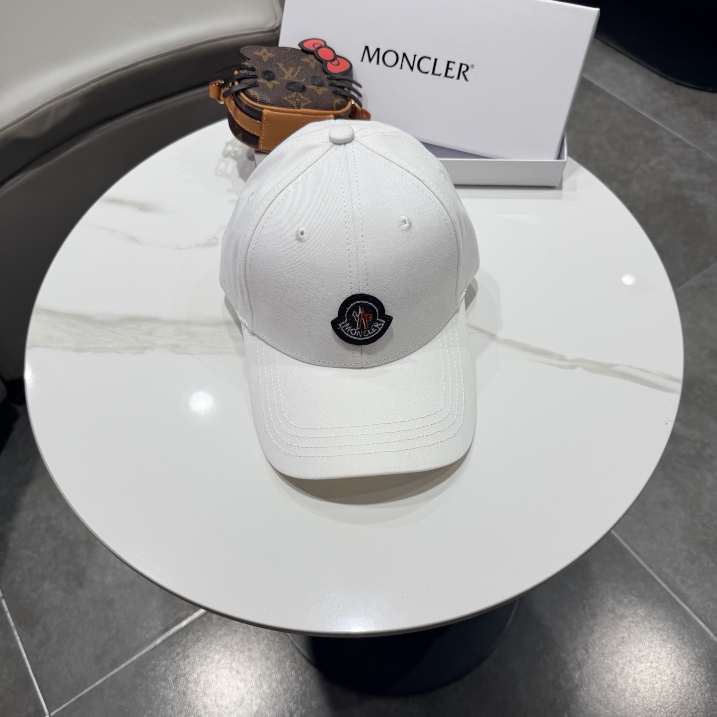 moncler潮牌春夏蒙口经典牛仔棒球帽，男女户外保百搭帽子