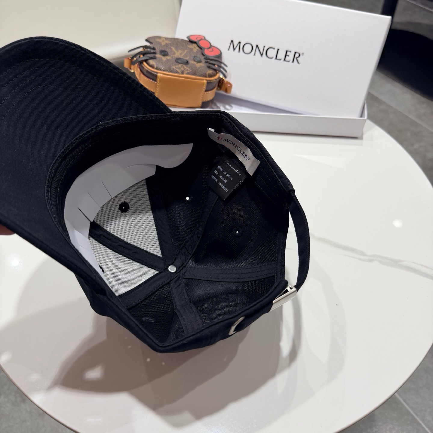 moncler潮牌春夏蒙口经典牛仔棒球帽，男女户外保百搭帽子