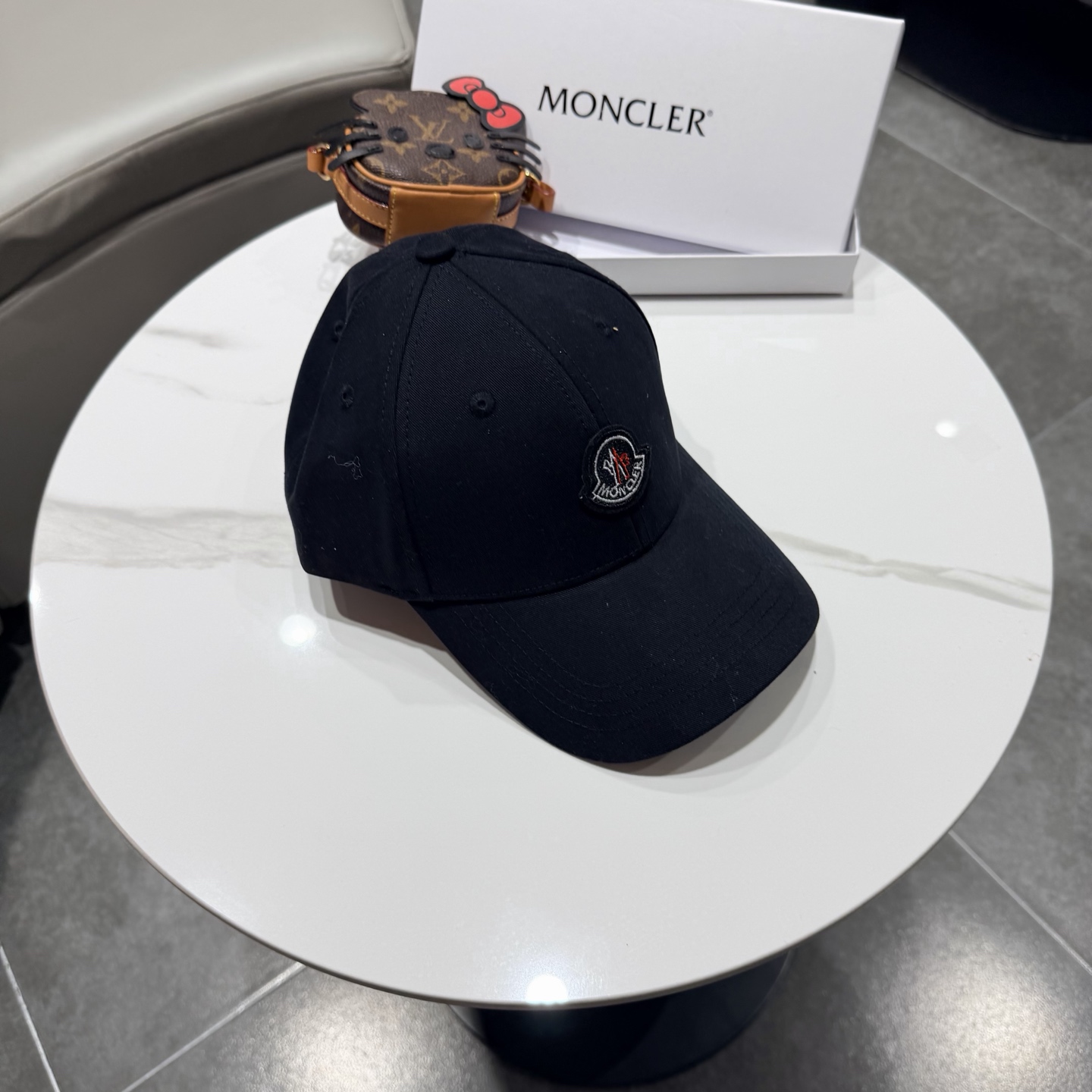 moncler潮牌春夏蒙口经典牛仔棒球帽，男女户外保百搭帽子