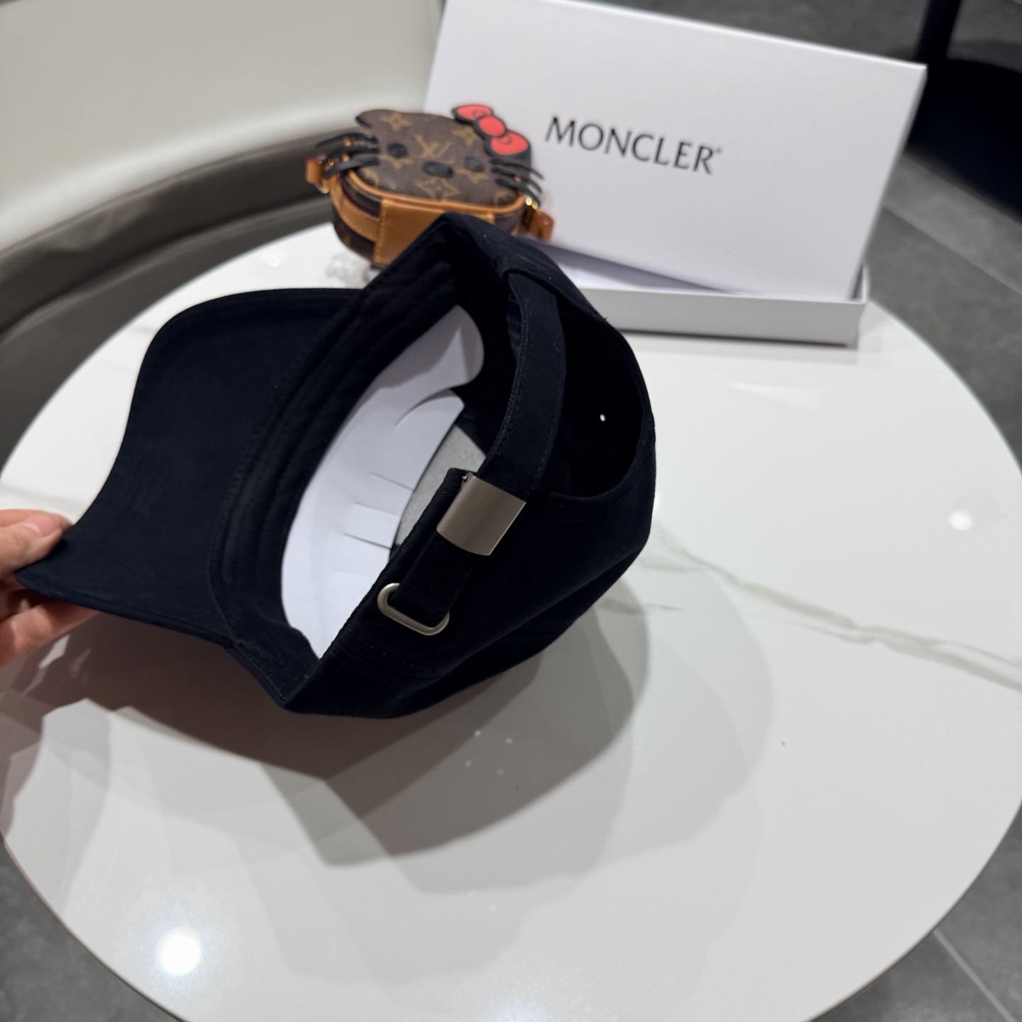 moncler潮牌春夏蒙口经典牛仔棒球帽，男女户外保百搭帽子