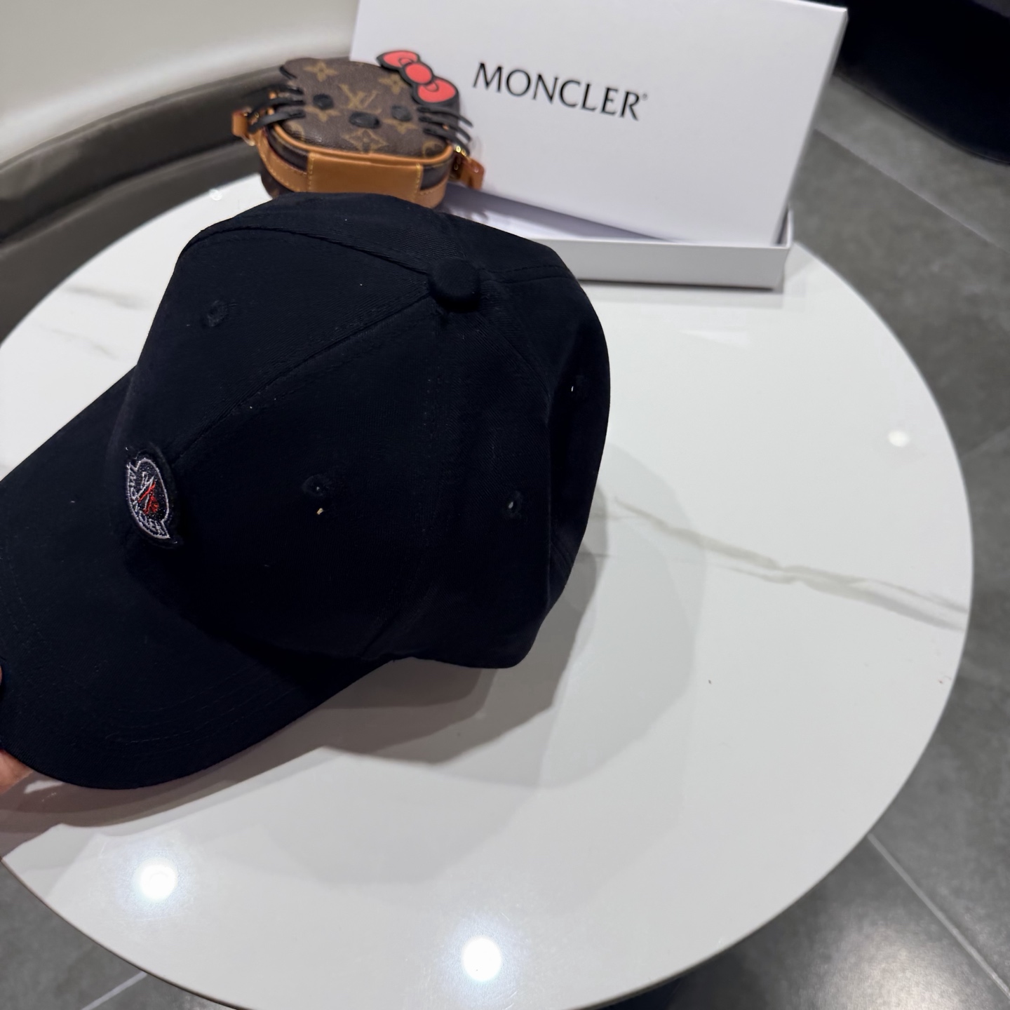moncler潮牌春夏蒙口经典牛仔棒球帽，男女户外保百搭帽子