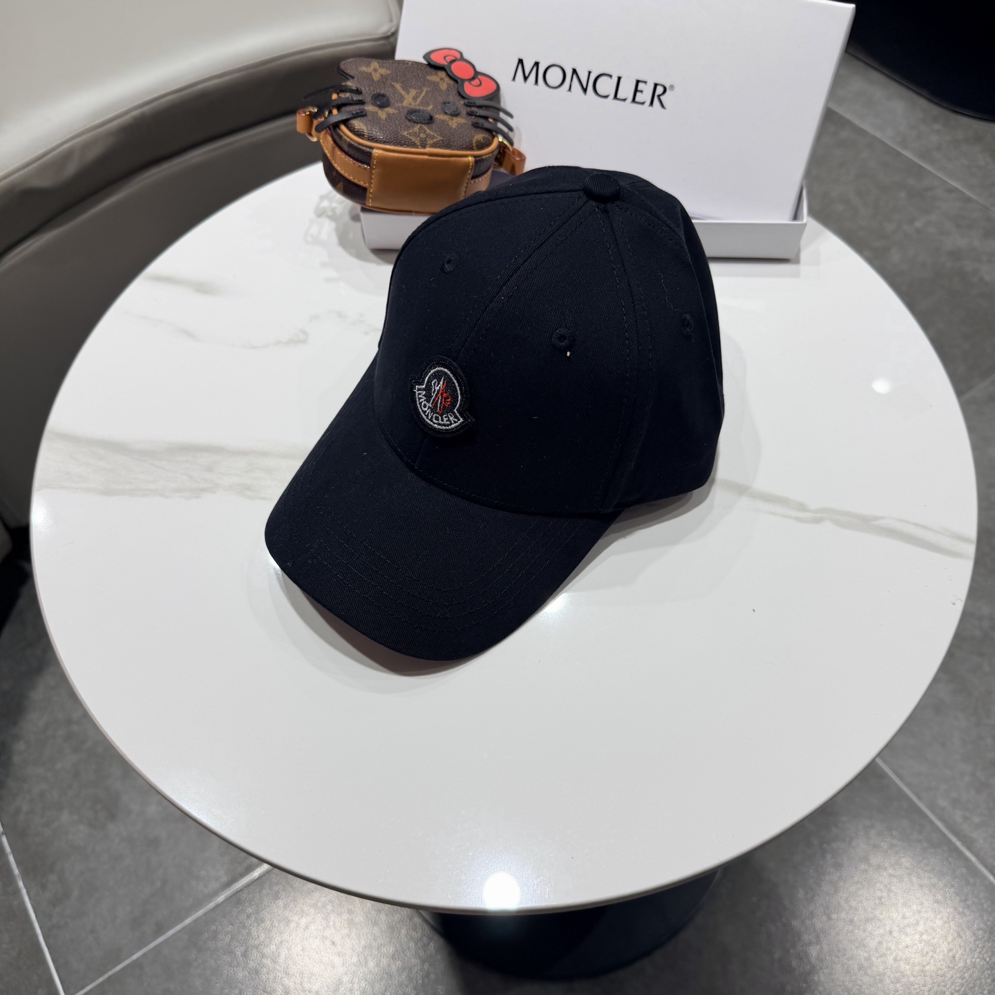 moncler潮牌春夏蒙口经典牛仔棒球帽，男女户外保百搭帽子