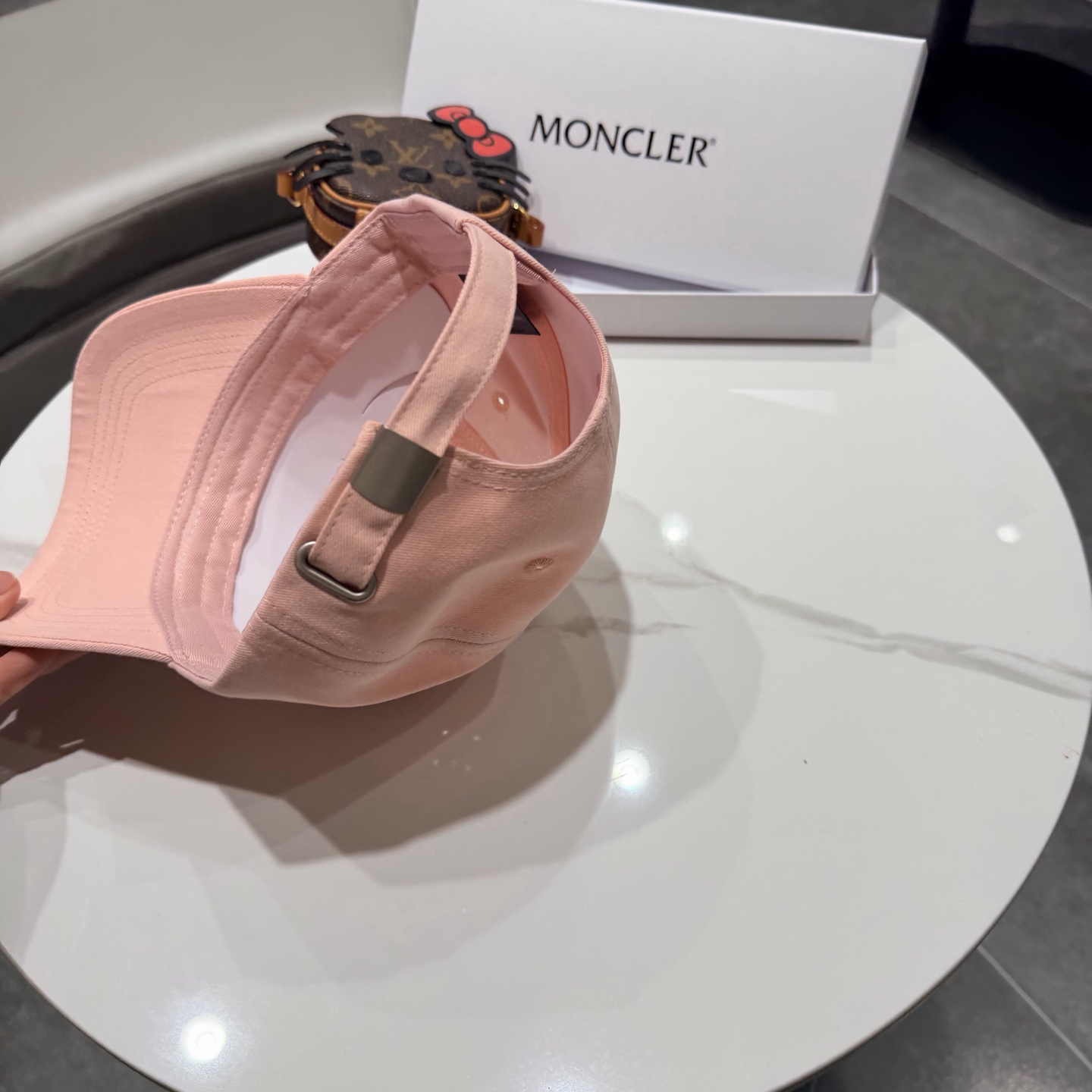 moncler潮牌春夏蒙口经典牛仔棒球帽，男女户外保百搭帽子