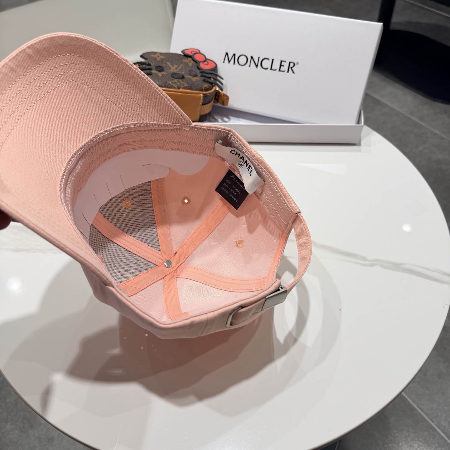 moncler潮牌春夏蒙口经典牛仔棒球帽，男女户外保百搭帽子