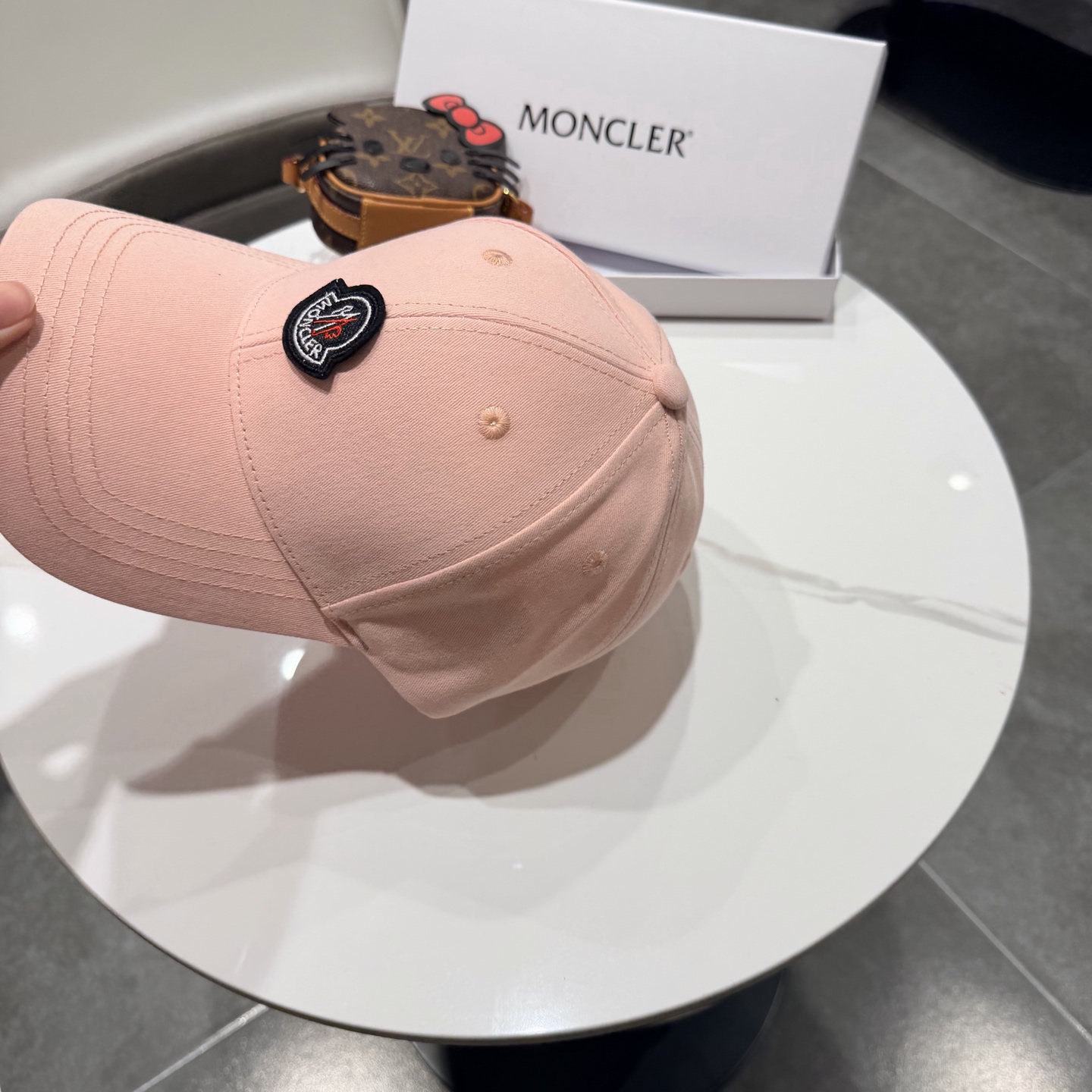 moncler潮牌春夏蒙口经典牛仔棒球帽，男女户外保百搭帽子