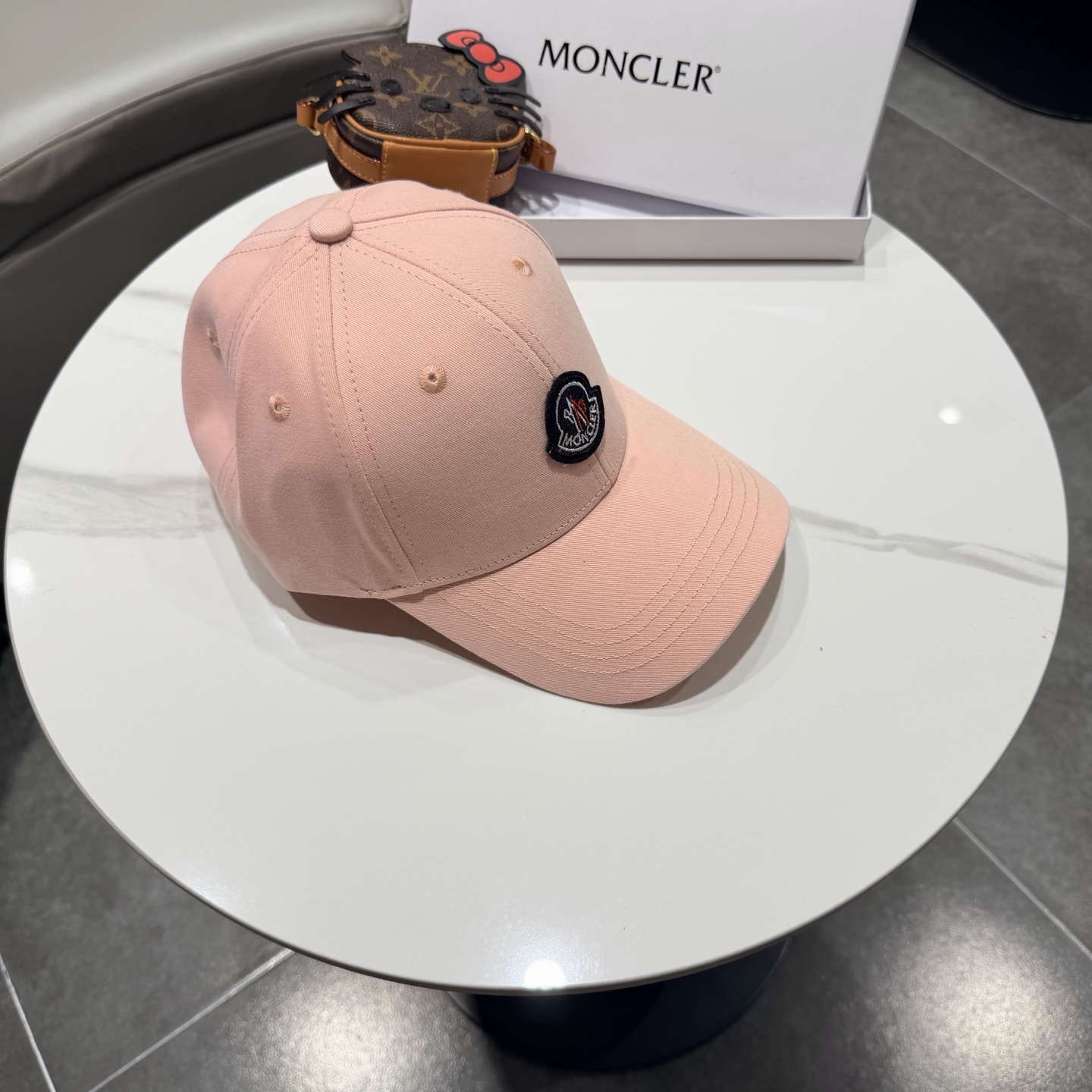 moncler潮牌春夏蒙口经典牛仔棒球帽，男女户外保百搭帽子