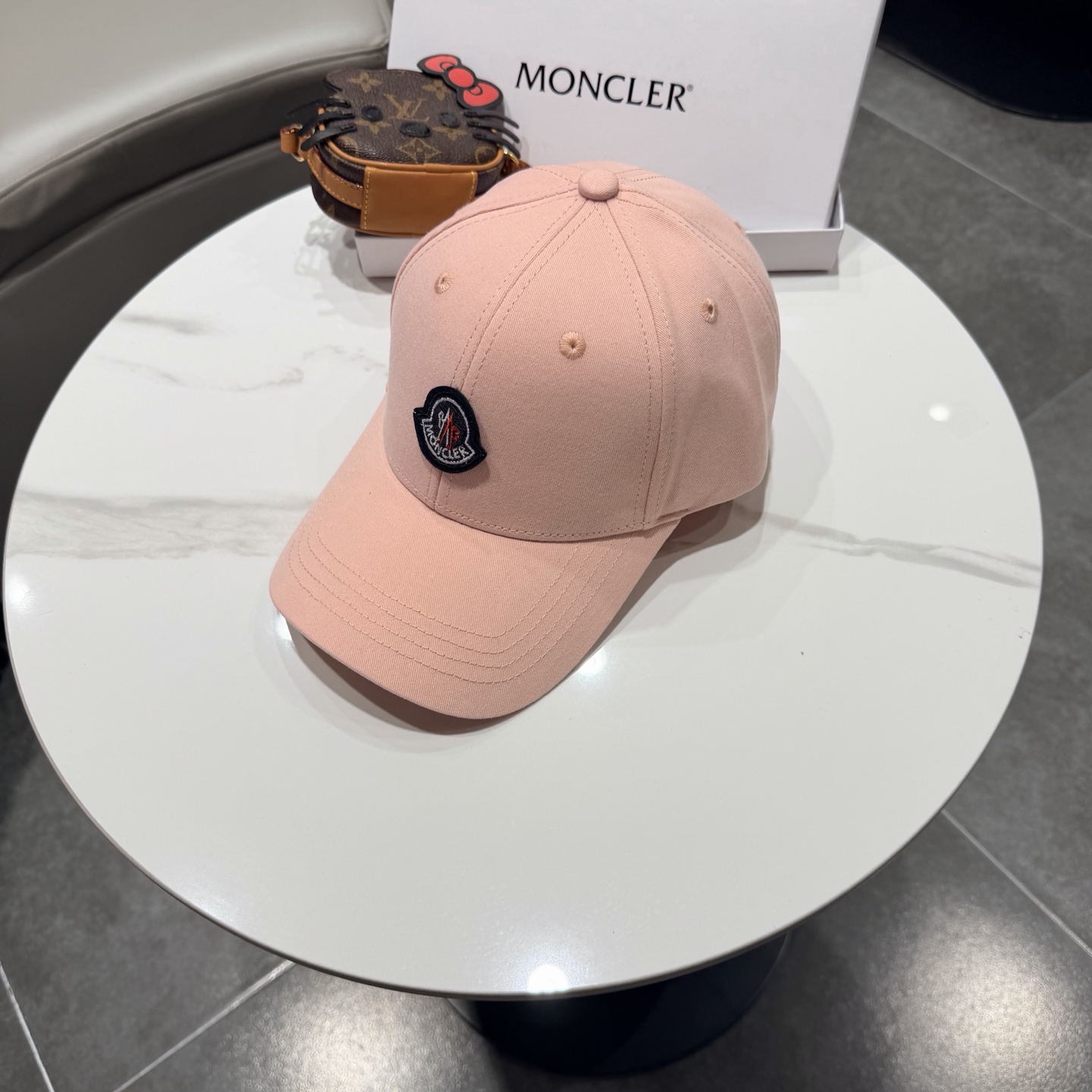 moncler潮牌春夏蒙口经典牛仔棒球帽，男女户外保百搭帽子