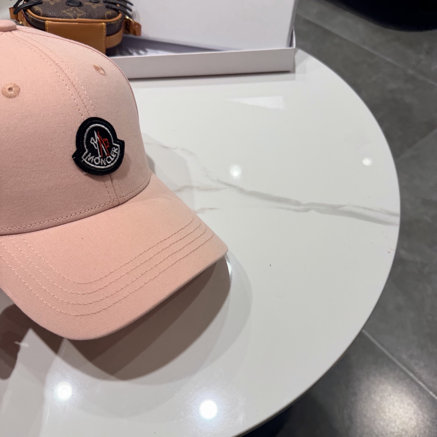 moncler潮牌春夏蒙口经典牛仔棒球帽，男女户外保百搭帽子