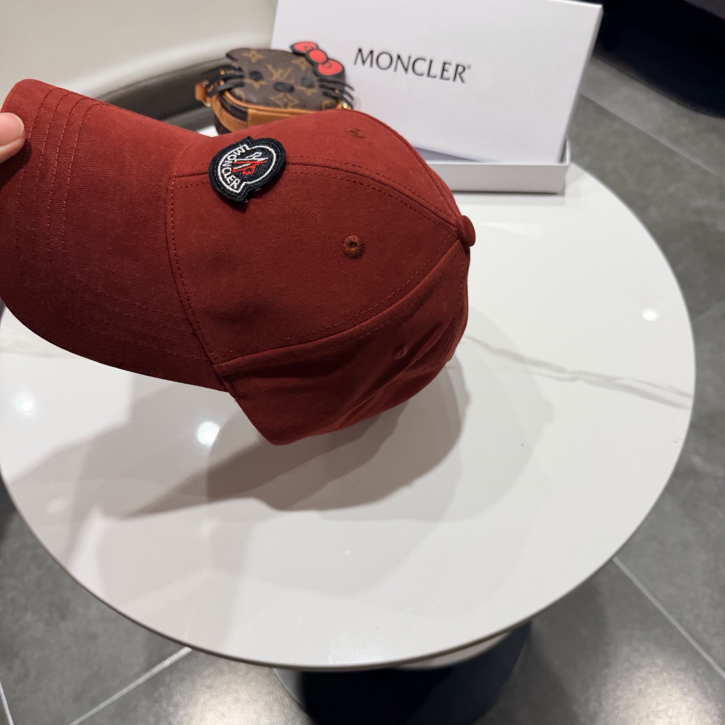 moncler潮牌春夏蒙口经典牛仔棒球帽，男女户外保百搭帽子