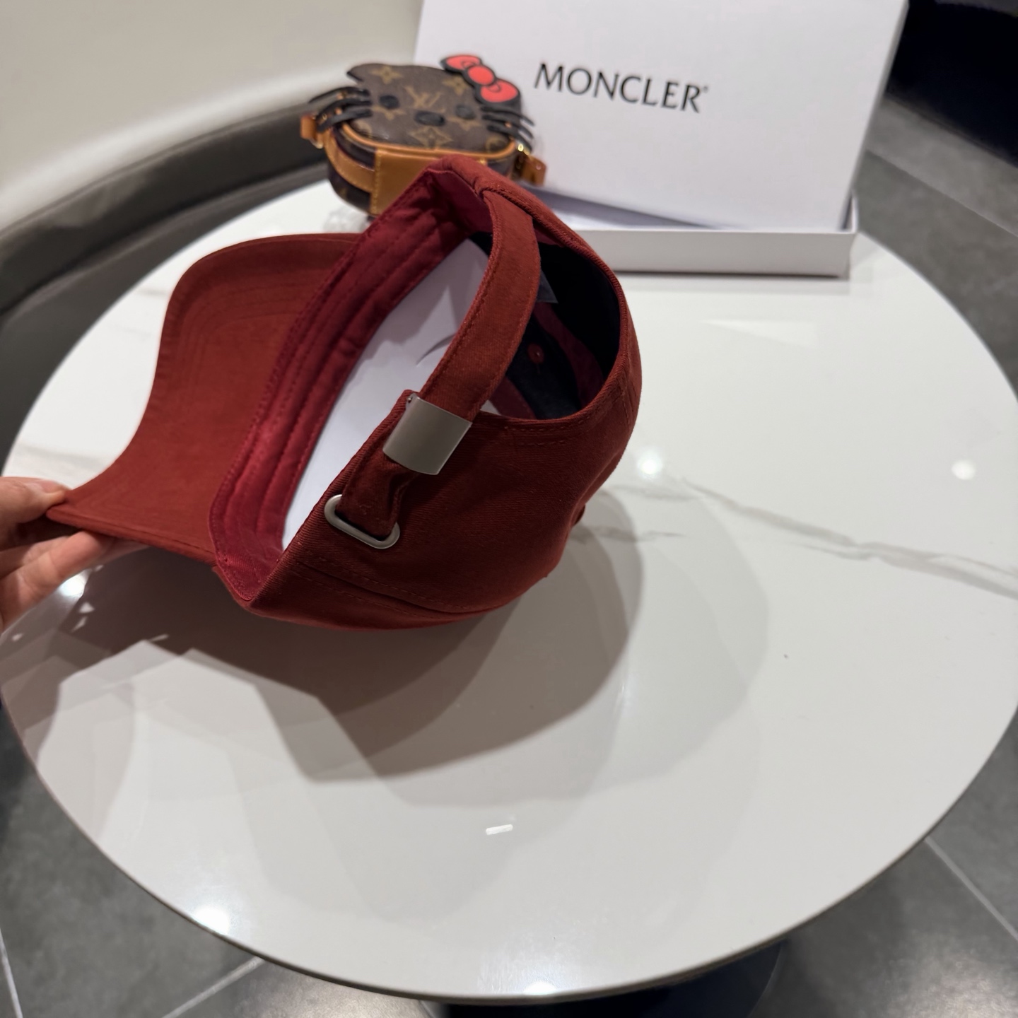 moncler潮牌春夏蒙口经典牛仔棒球帽，男女户外保百搭帽子