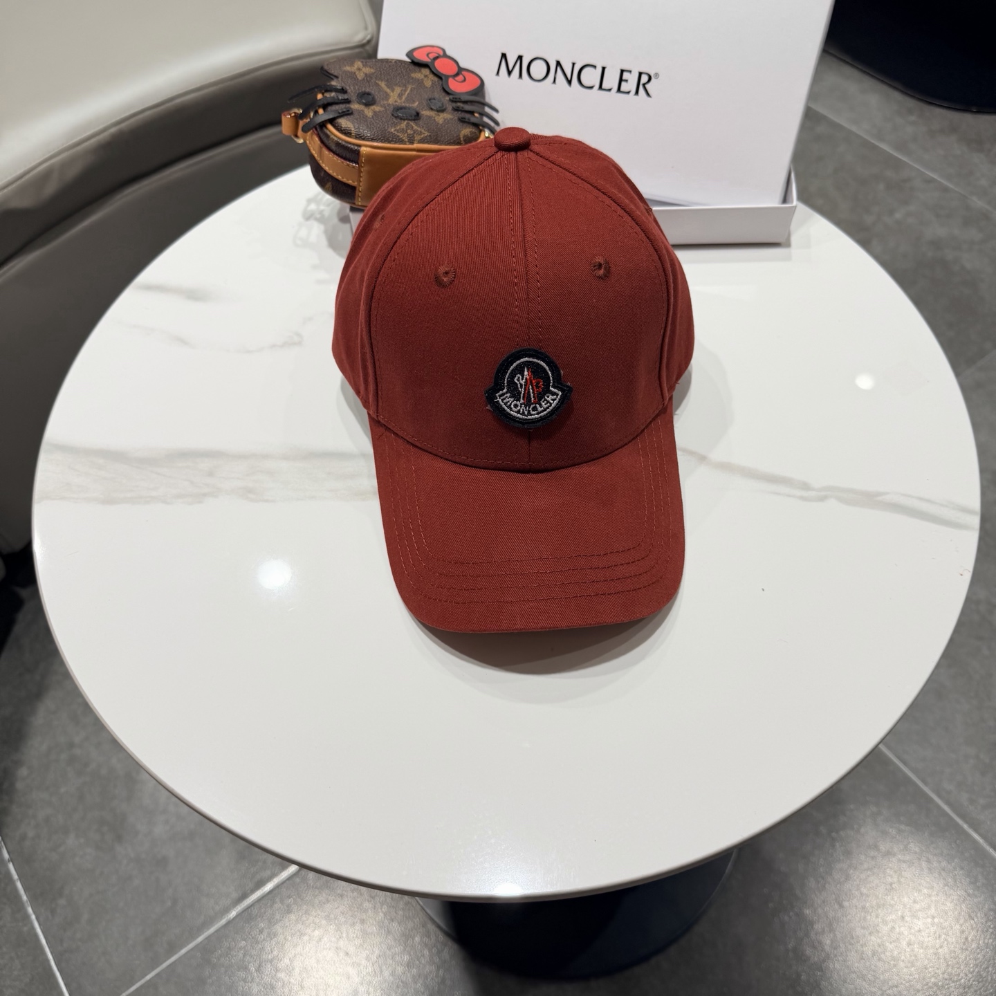 moncler潮牌春夏蒙口经典牛仔棒球帽，男女户外保百搭帽子