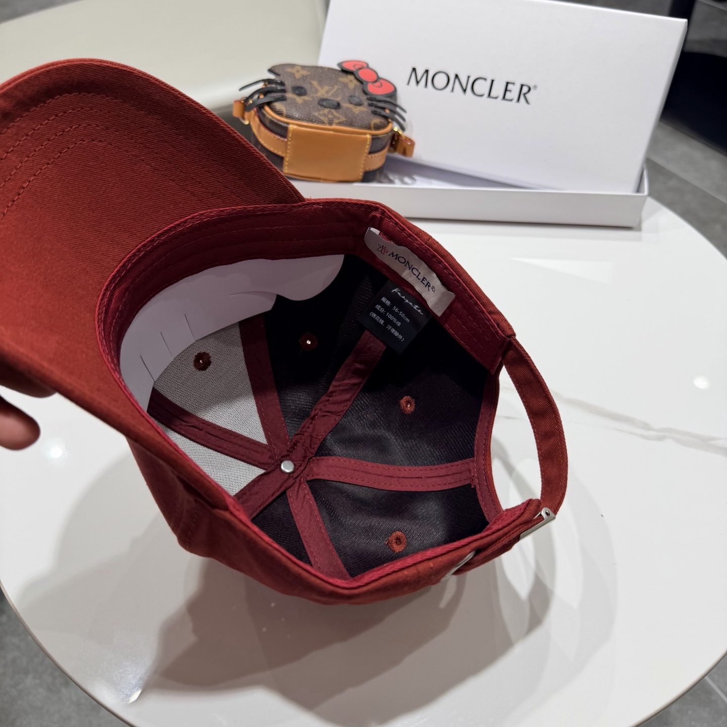 moncler潮牌春夏蒙口经典牛仔棒球帽，男女户外保百搭帽子