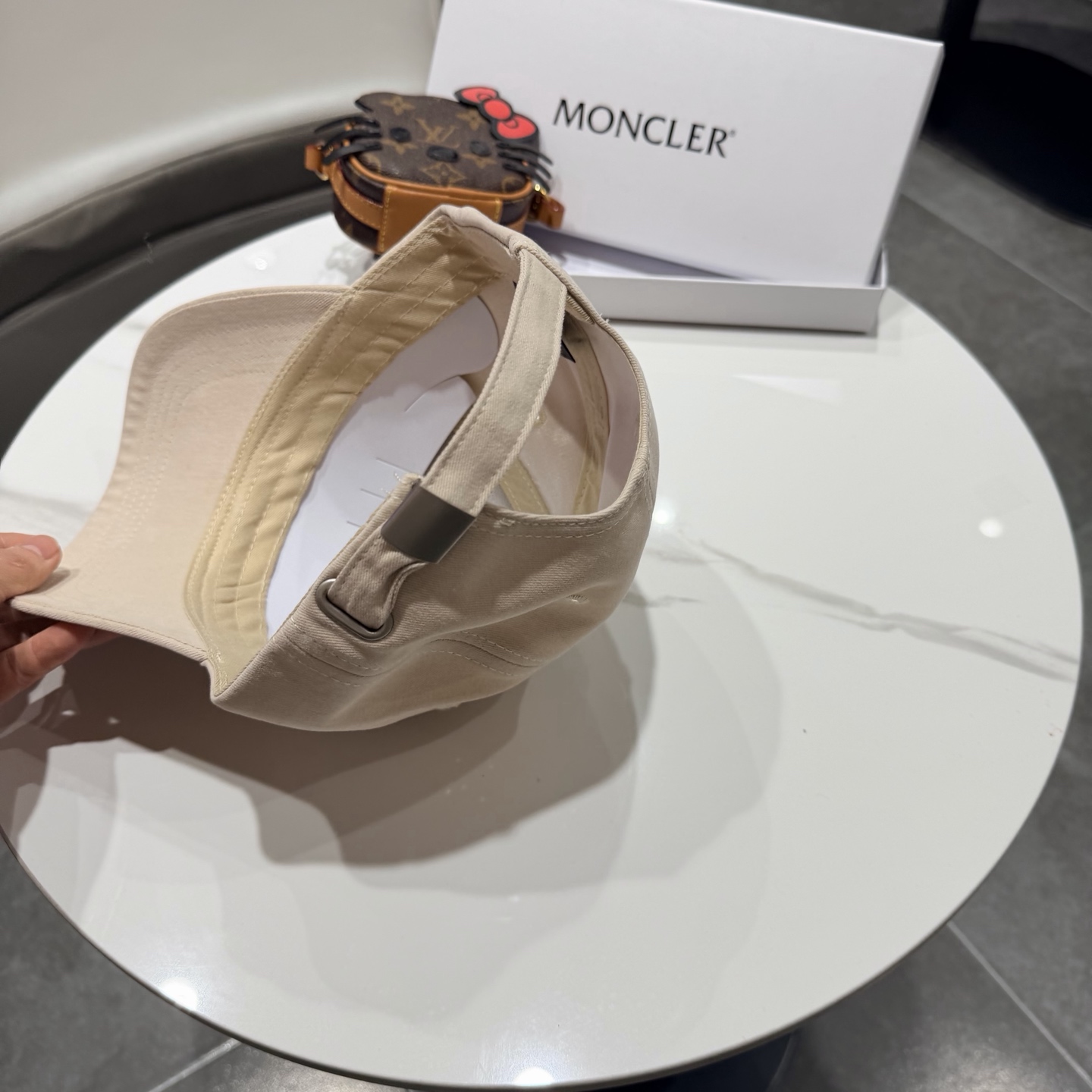 moncler潮牌春夏蒙口经典牛仔棒球帽，男女户外保百搭帽子
