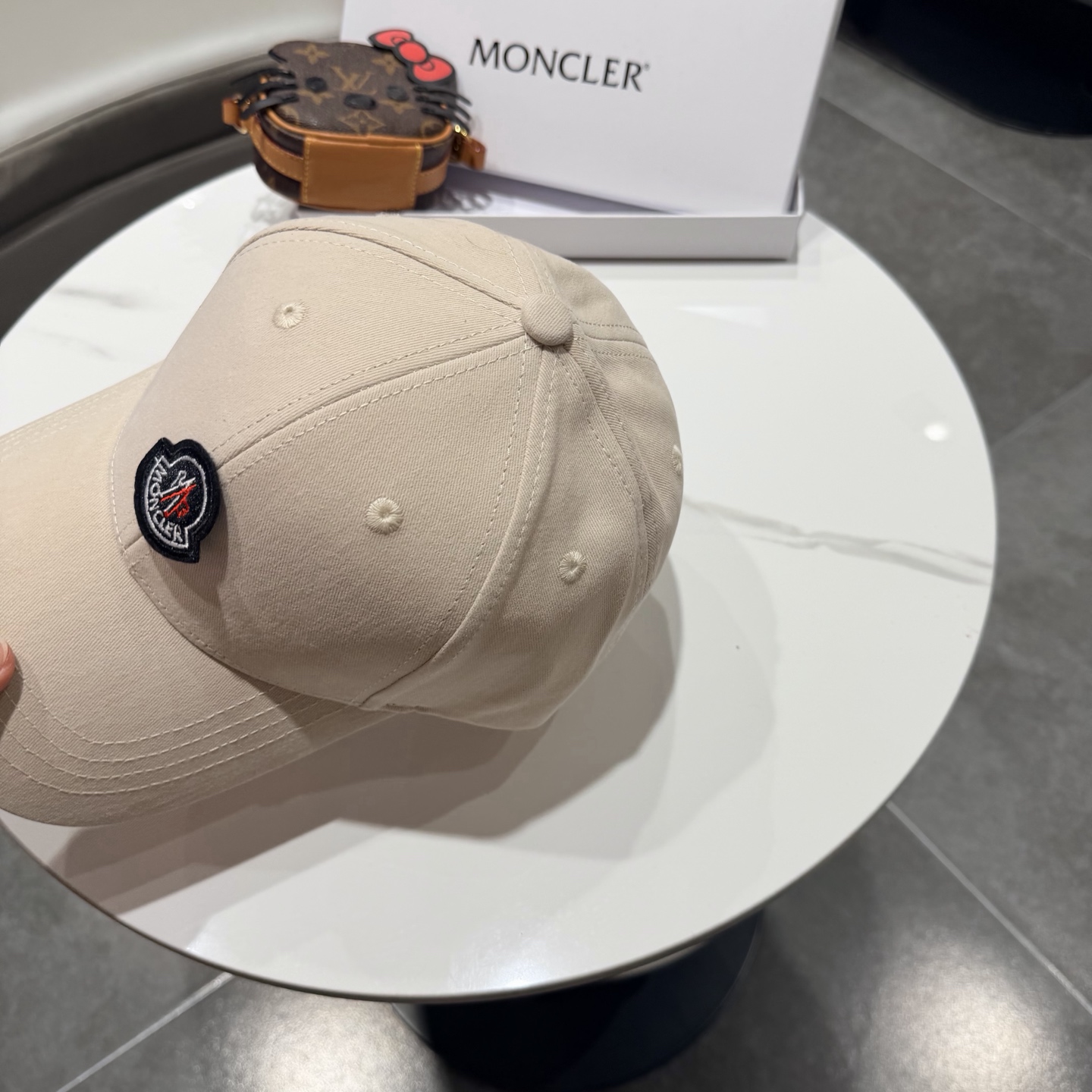 moncler潮牌春夏蒙口经典牛仔棒球帽，男女户外保百搭帽子