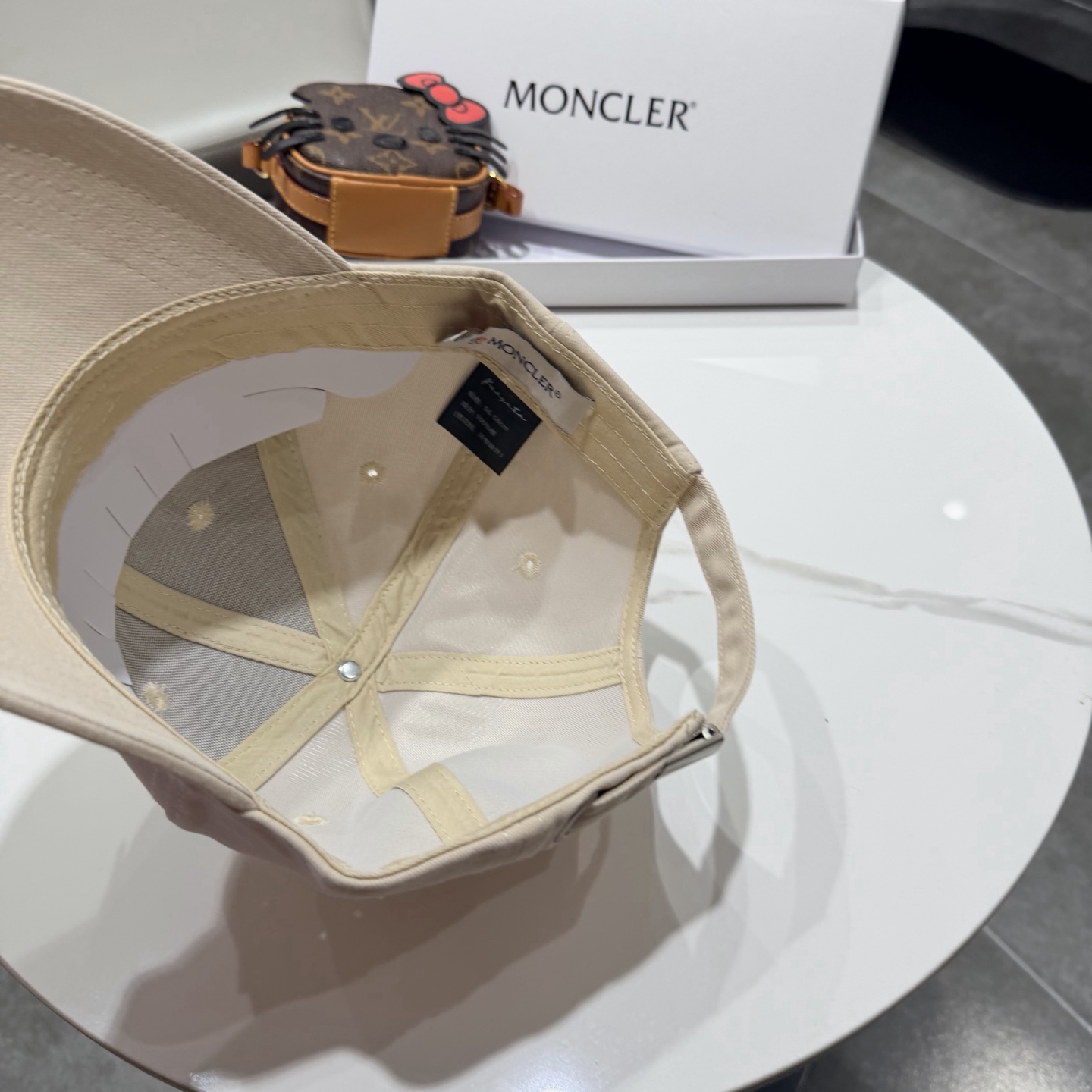 moncler潮牌春夏蒙口经典牛仔棒球帽，男女户外保百搭帽子