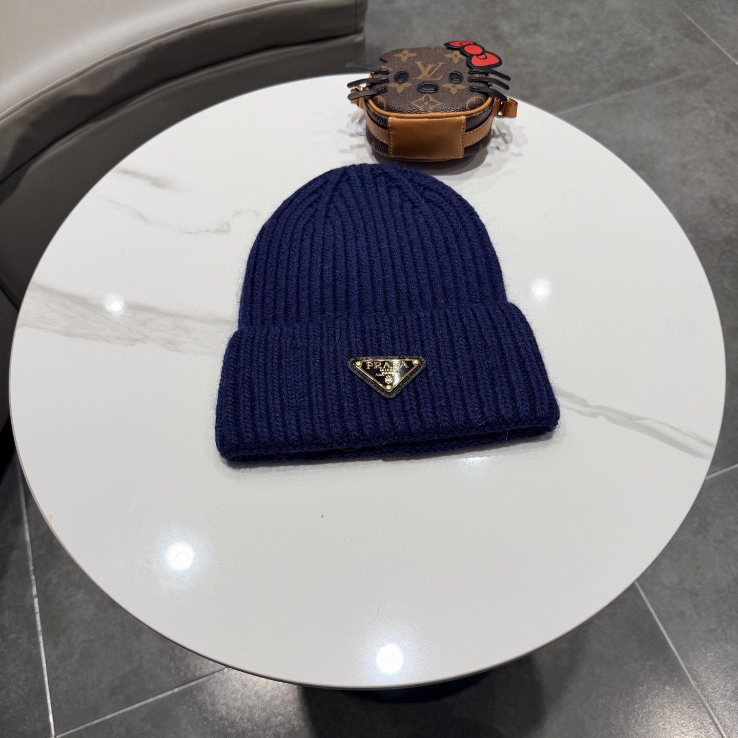 蒙口高品质%70羊毛+%30兔毛新款针织毛线帽