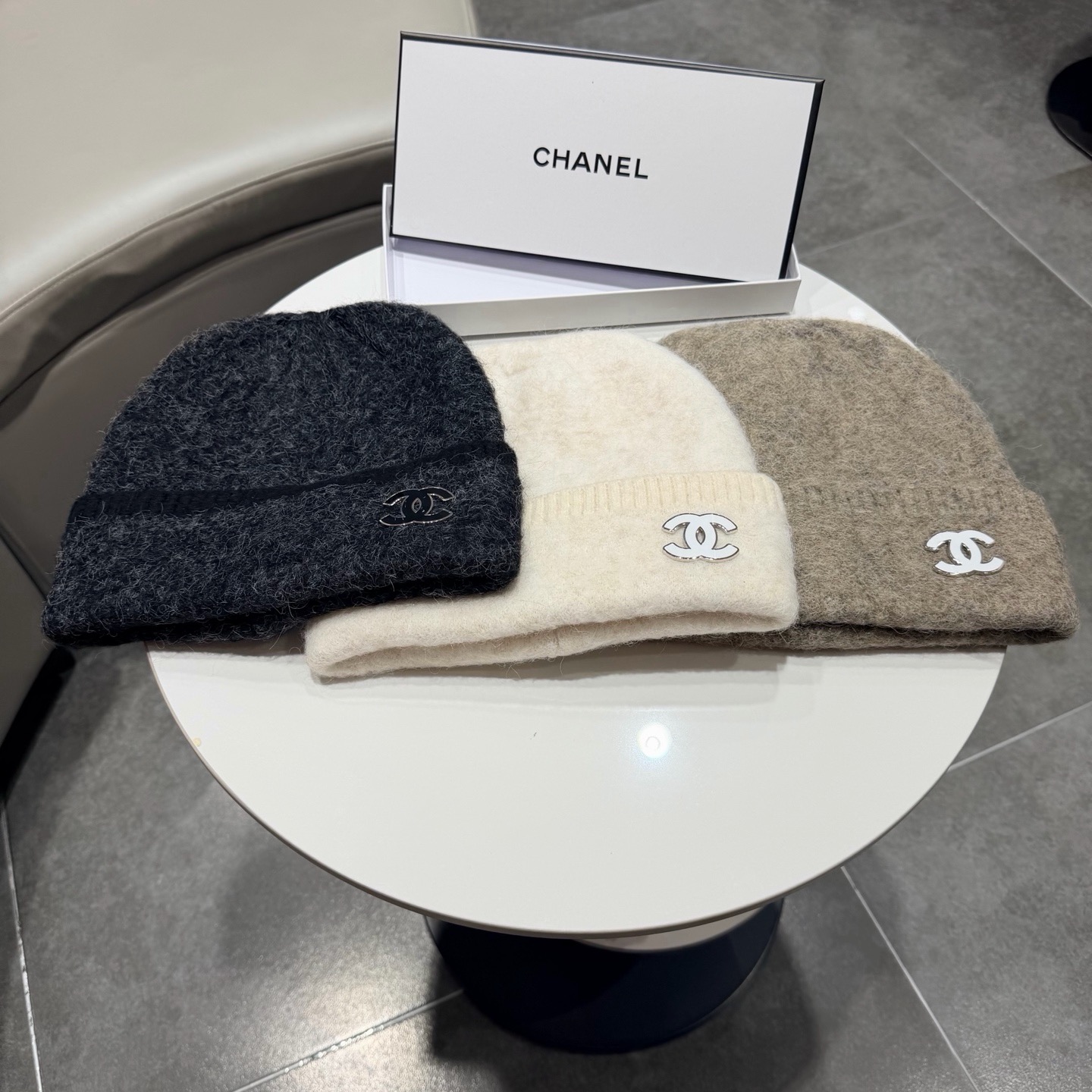 Chanel香奈儿新款毛线帽，加厚面料