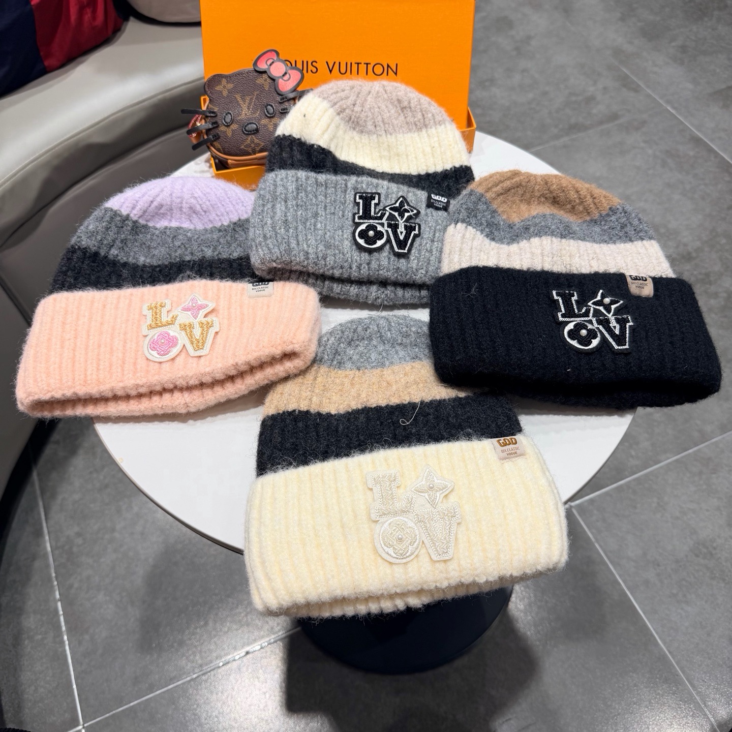 Lv路易斯新款毛线帽