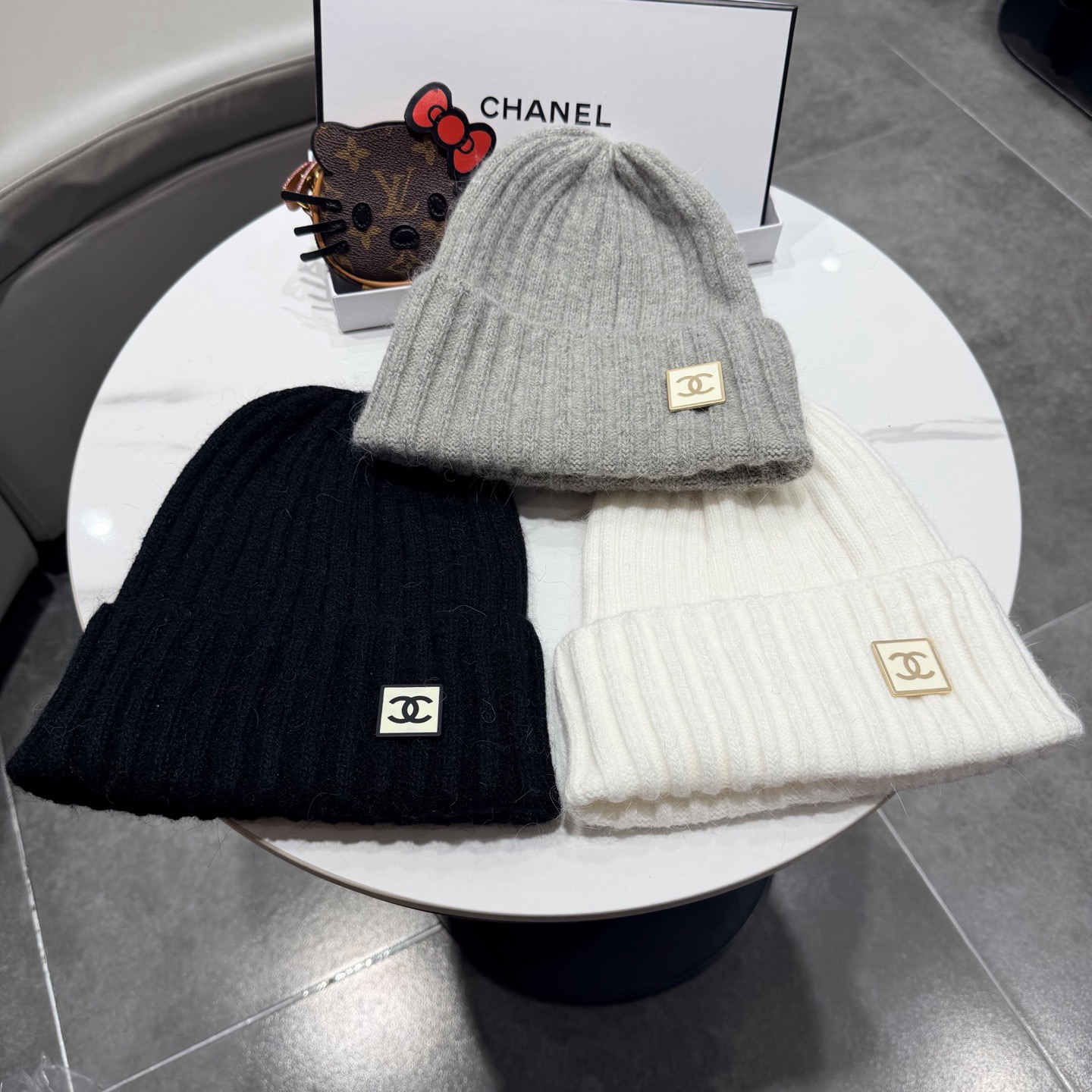 Chanel香奈儿针织毛线帽