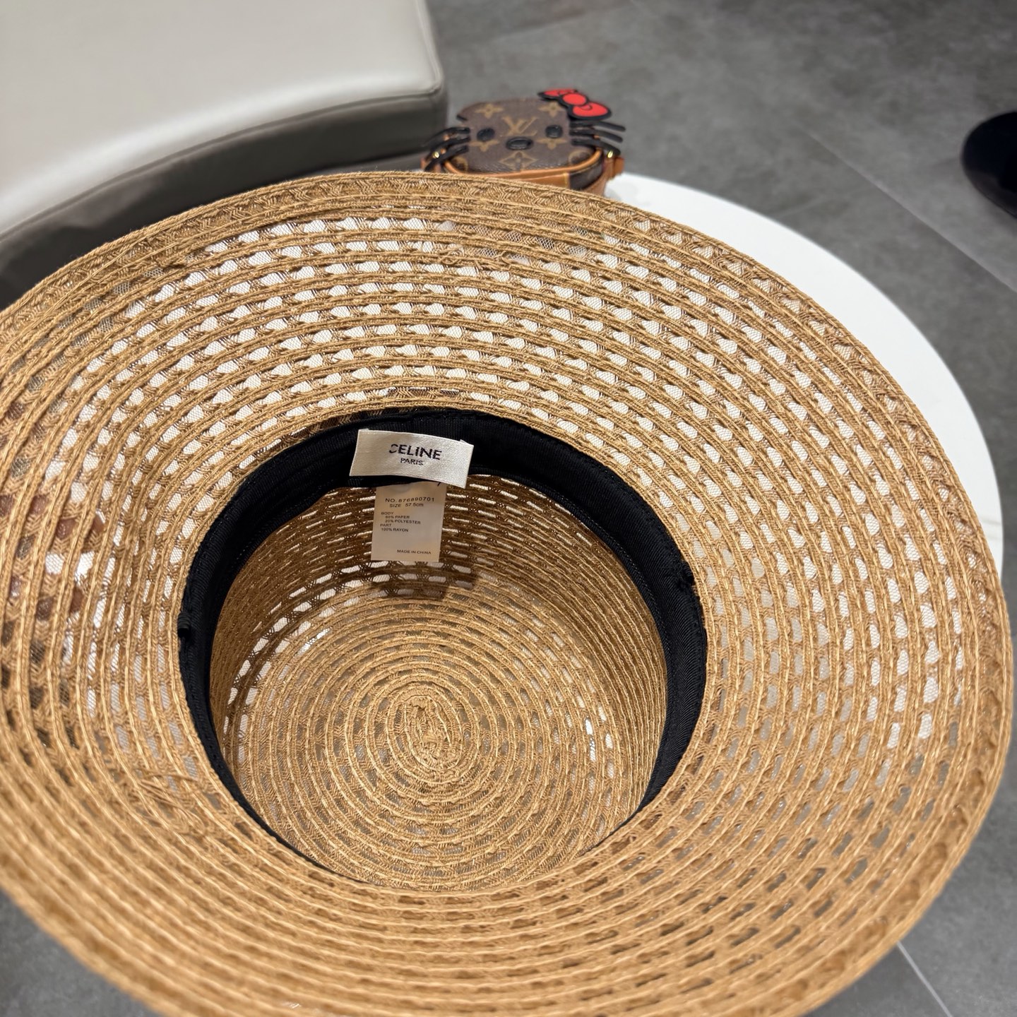 Celine赛琳新款草帽，头围57cm