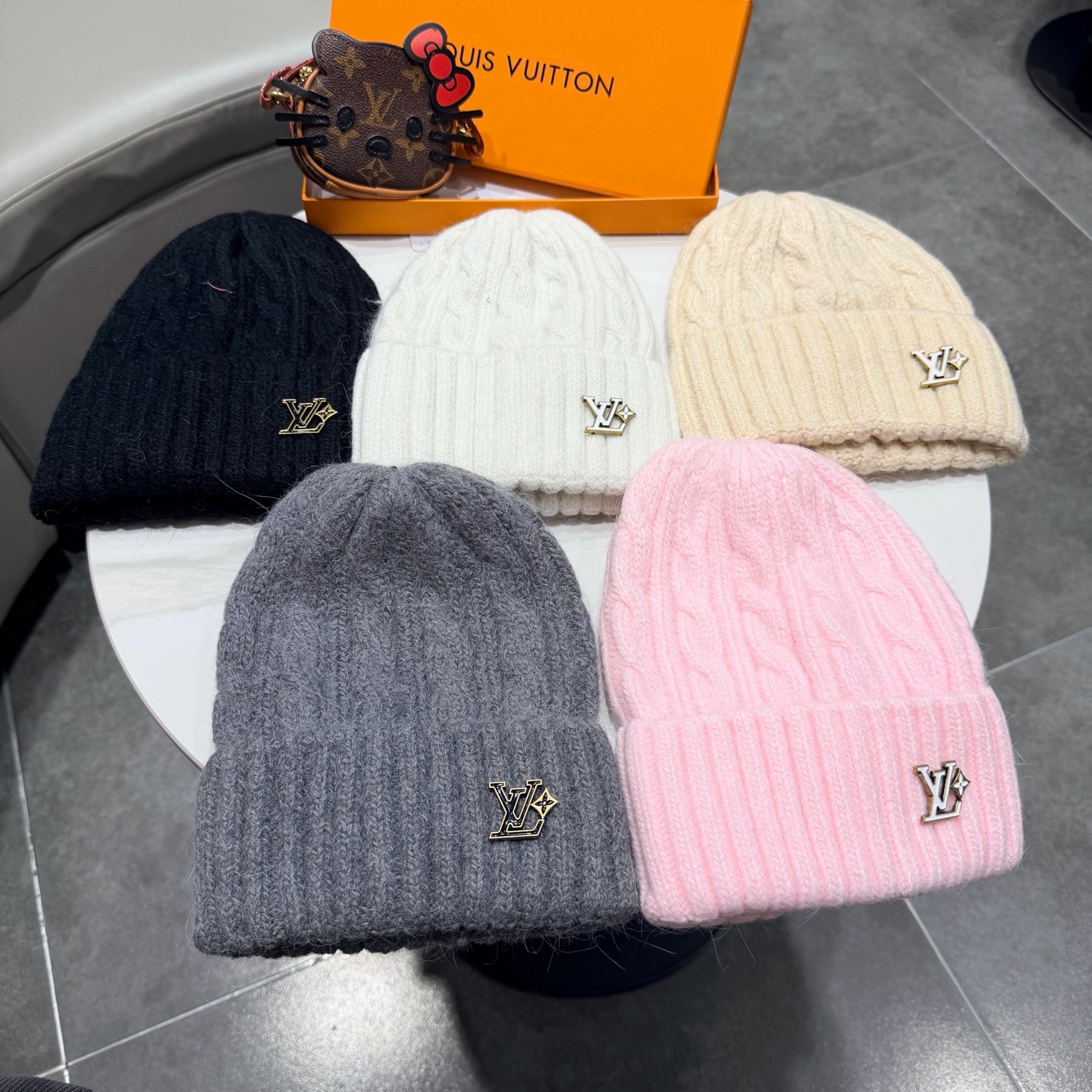 Lv路易斯新款针织毛线帽 