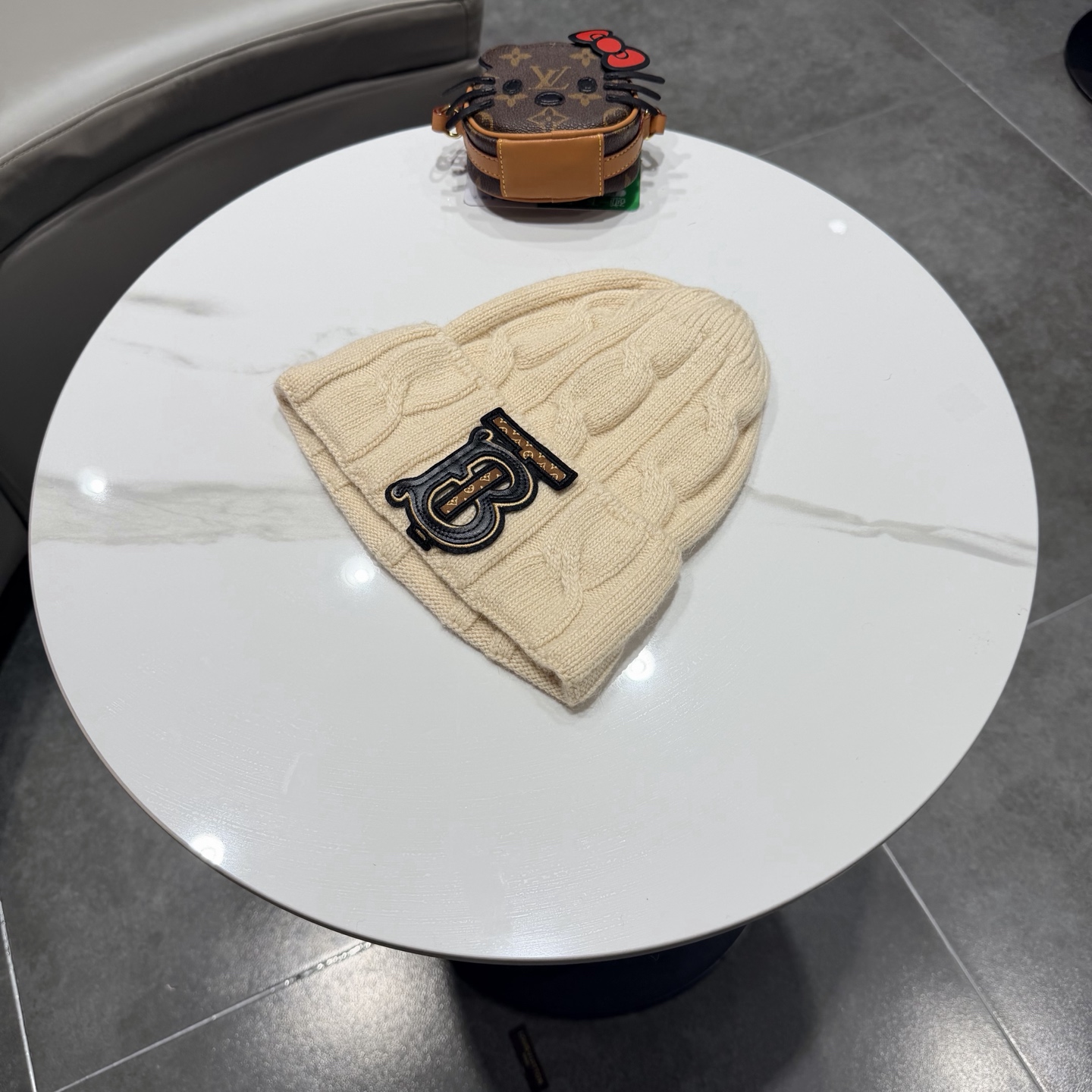 巴宝莉新款针织毛线帽，百分百羊毛🦙