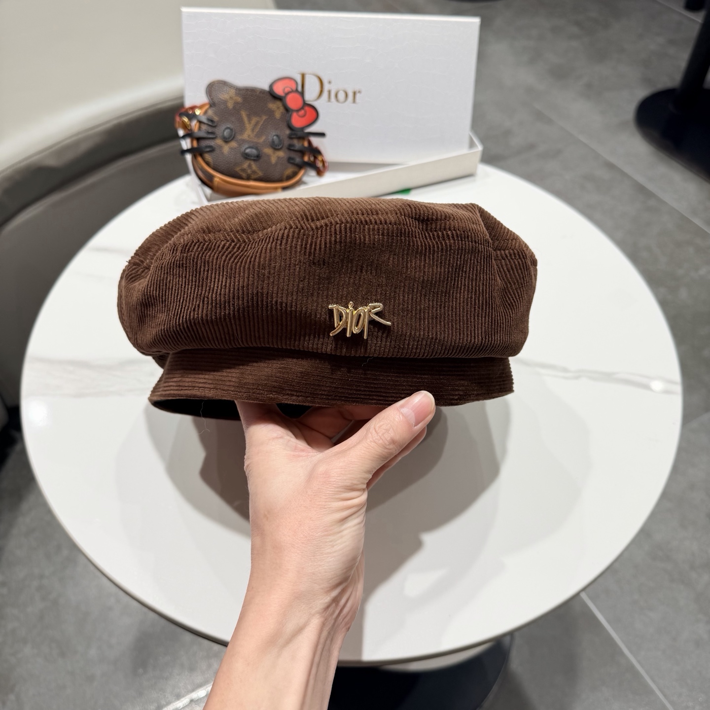 Dior迪奥新款贝雷帽，高端定制，头围57cm
