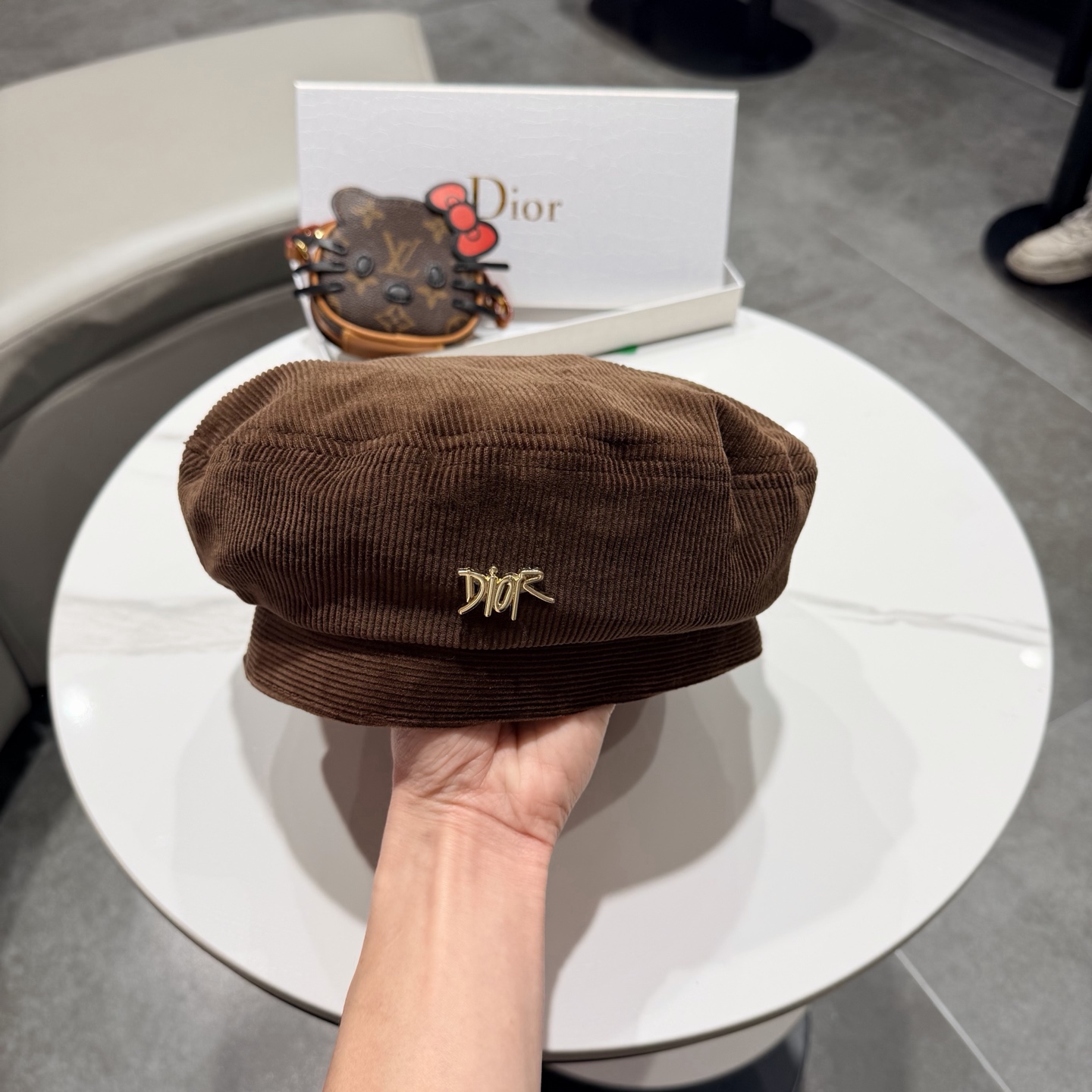 Dior迪奥新款贝雷帽，高端定制，头围57cm