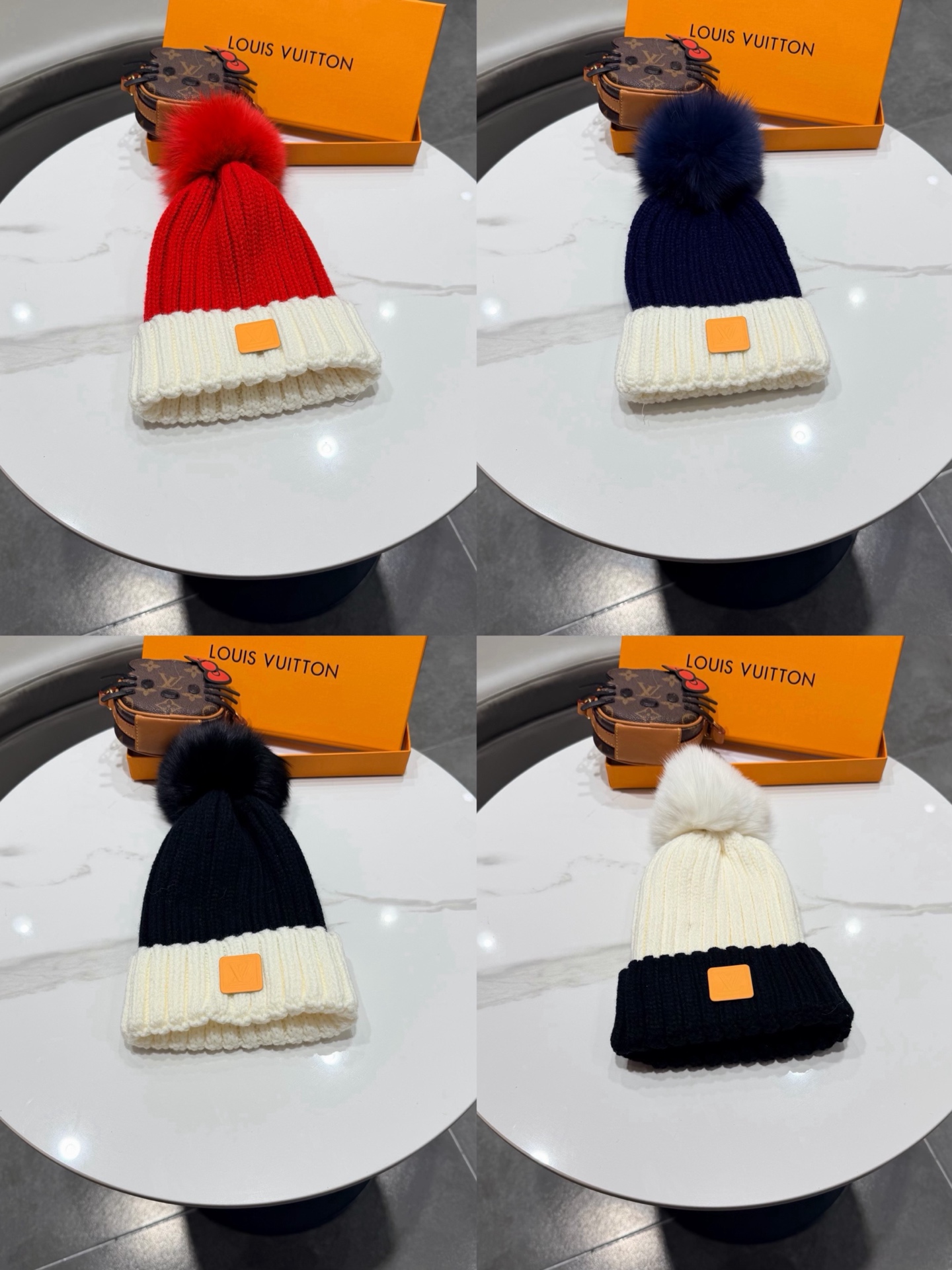 Lv路易斯新款针织毛线帽