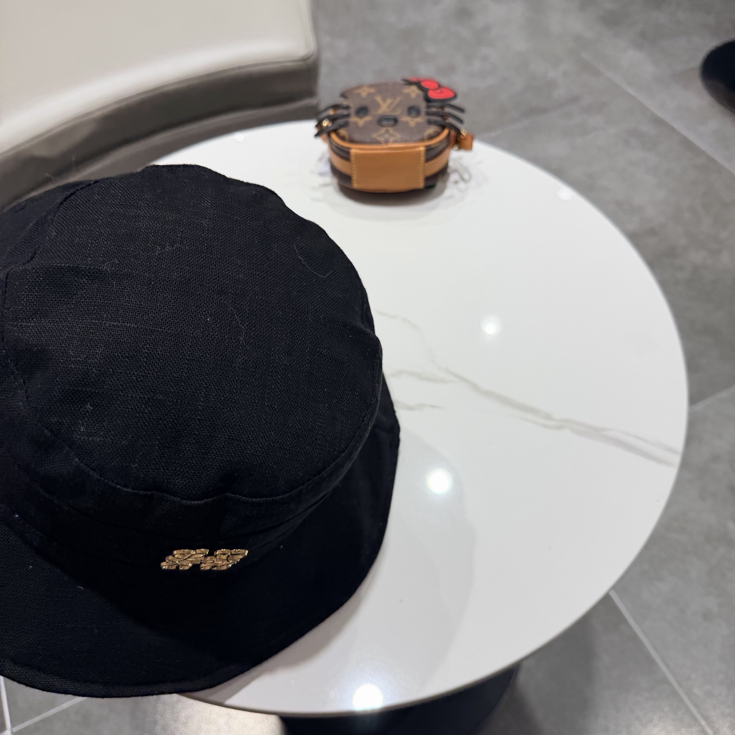 罗意威原宿风棉麻混纺渔夫帽子女春夏薄款布帽百搭撞色盆帽休闲帽潮