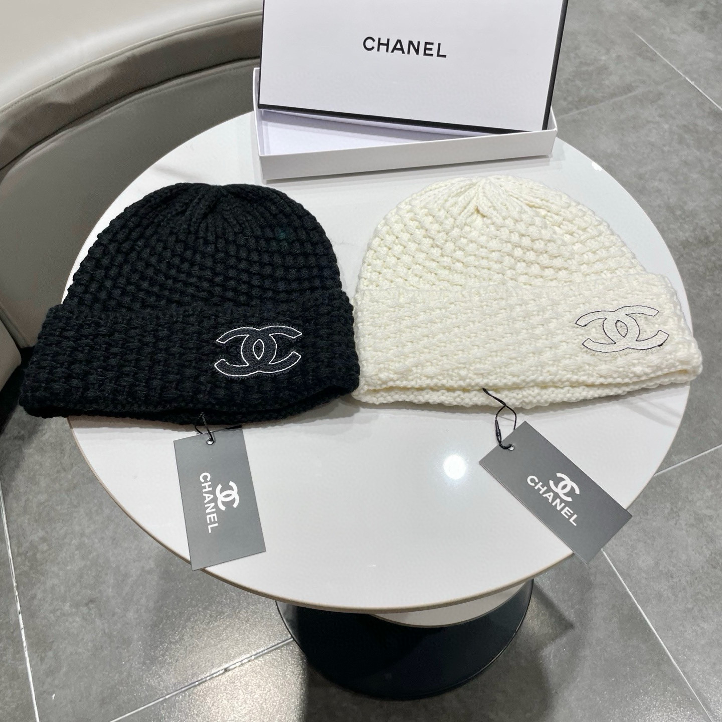 【CHANEL香奈儿】秋冬新款羊绒针织毛线帽，小香系列，轻奢感满满
