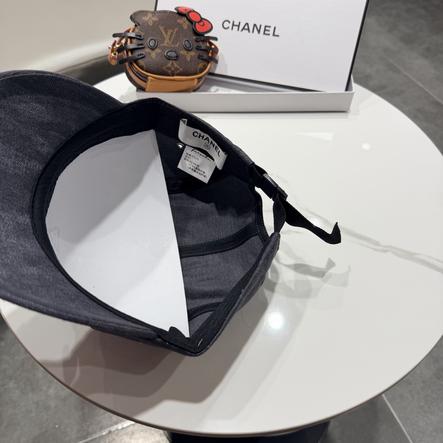 香奈儿Chanel简约时尚水洗平顶棒球帽女春夏新款休闲百搭显瘦遮阳帽