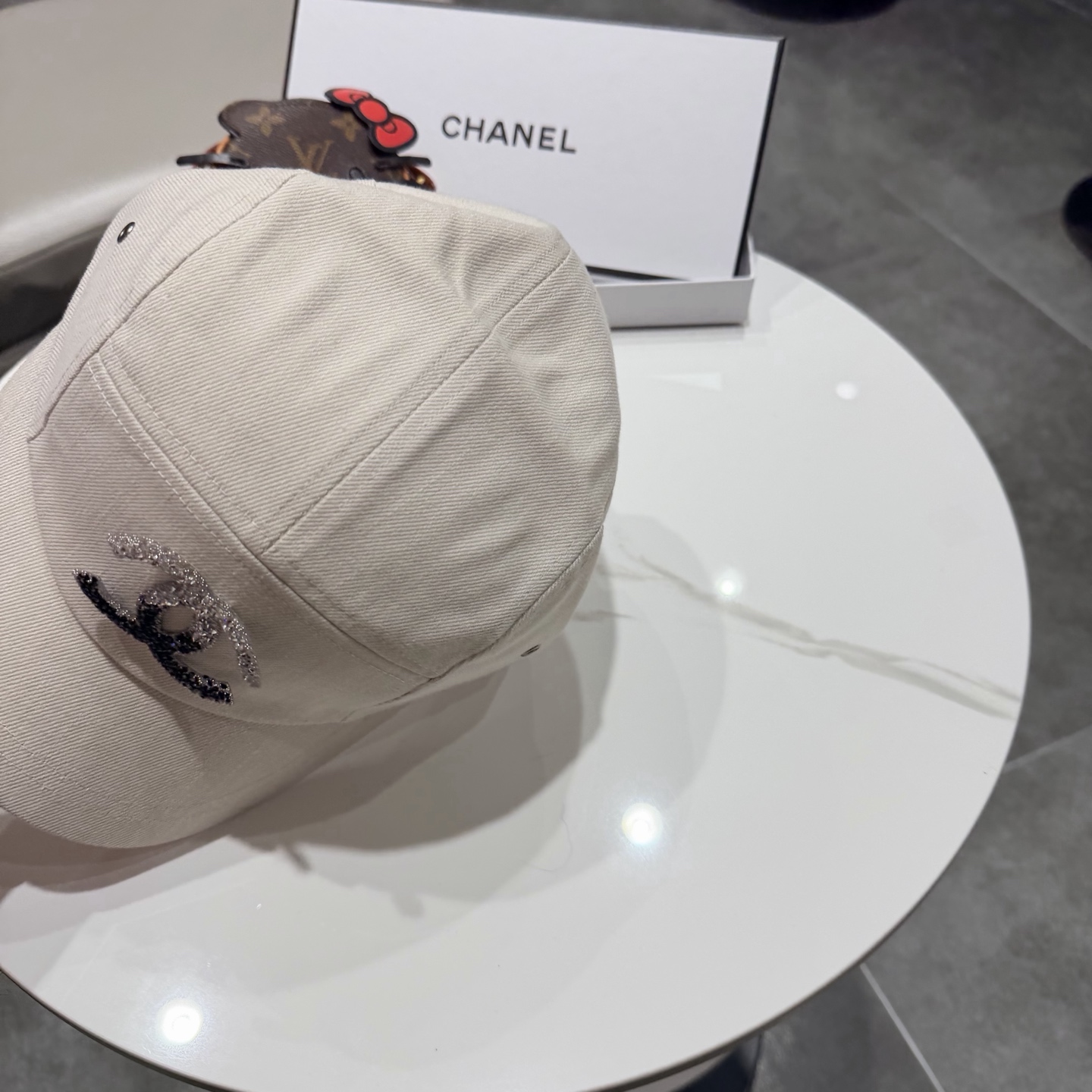 香奈儿Chanel简约时尚水洗平顶棒球帽女春夏新款休闲百搭显瘦遮阳帽