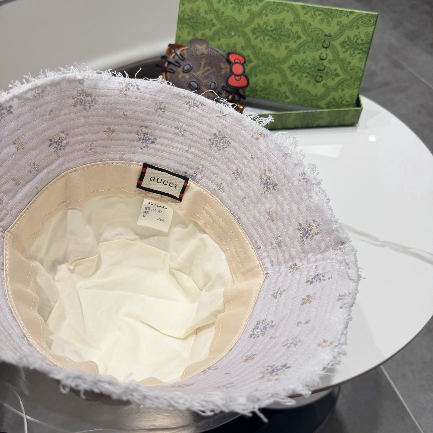 gucci古奇2026春夏新款户外高品质纯棉透气防晒遮阳帽显脸小鸭舌帽