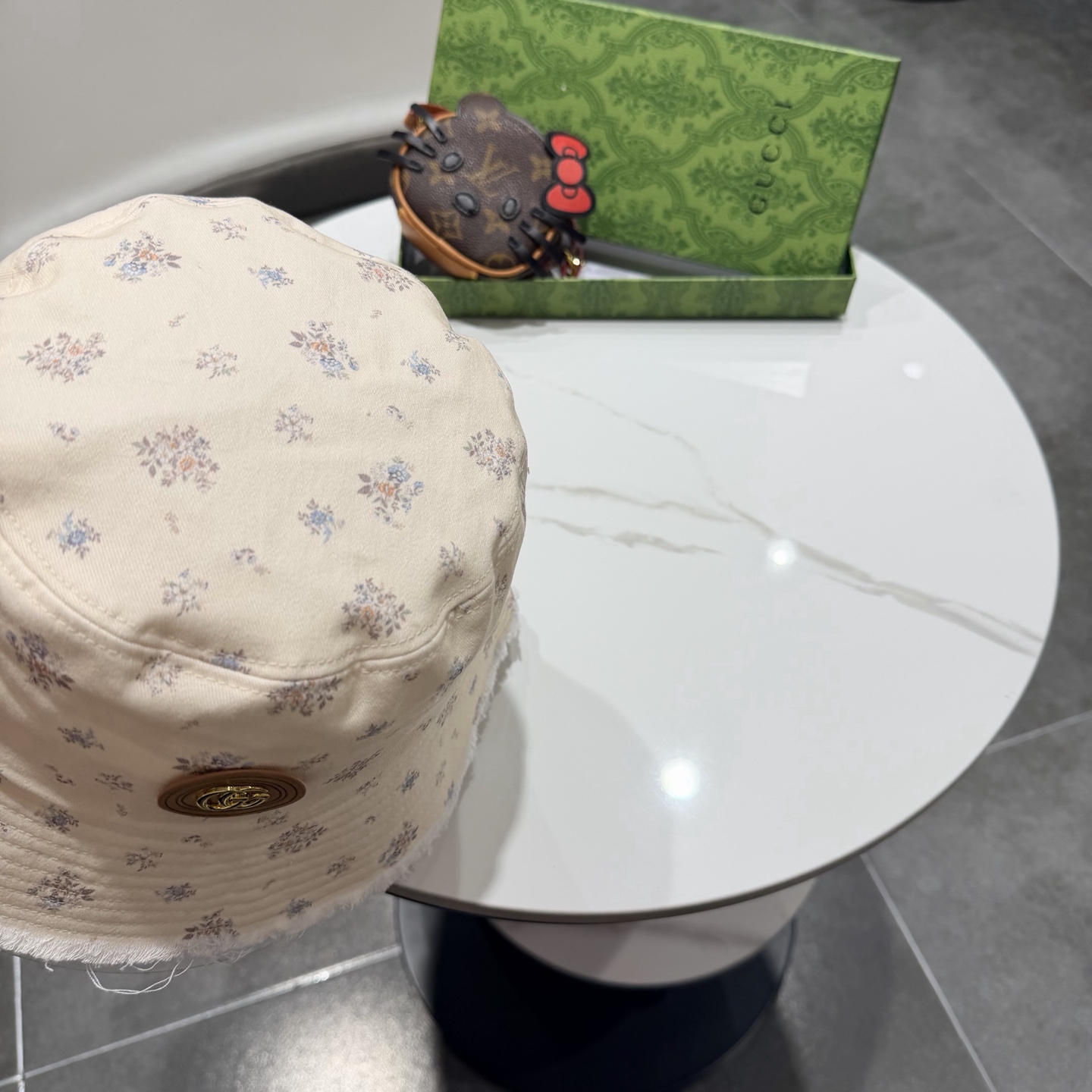 gucci古奇2026春夏新款户外高品质纯棉透气防晒遮阳帽显脸小鸭舌帽