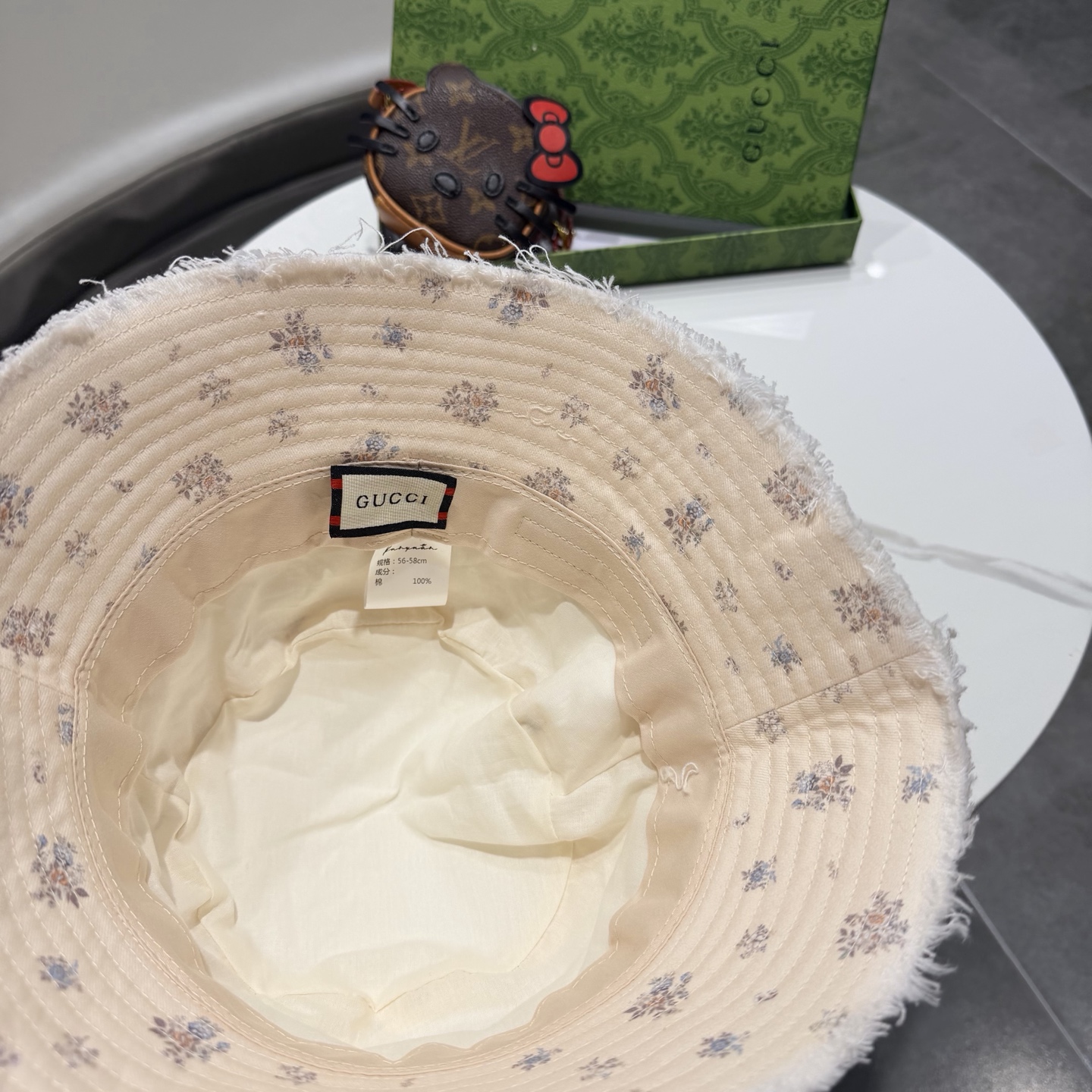 gucci古奇2026春夏新款户外高品质纯棉透气防晒遮阳帽显脸小鸭舌帽